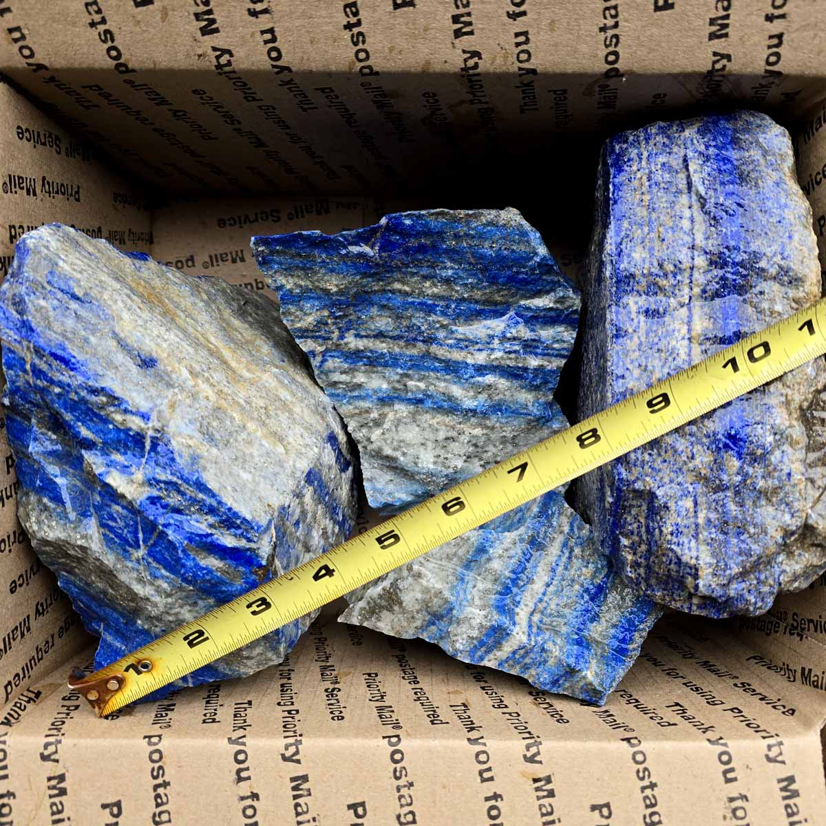 Lapis Lazuli Lapidary Cutting Rough Flatrate!  Deep Blue!