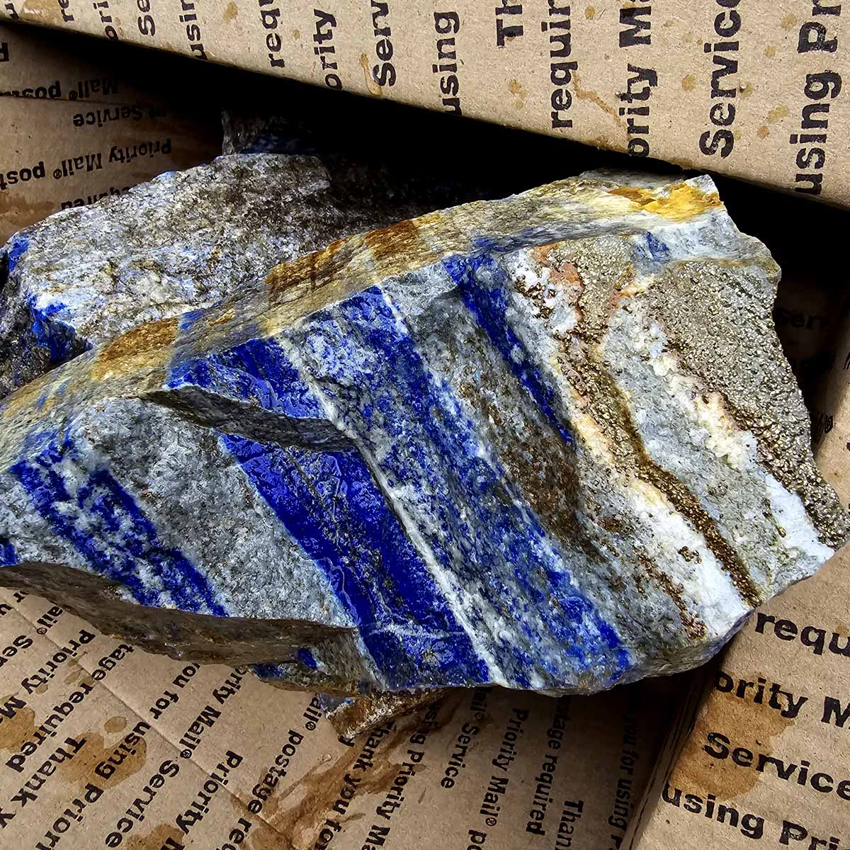 Lapis Lazuli Lapidary Cutting Rough Flatrate!  Deep Blue!