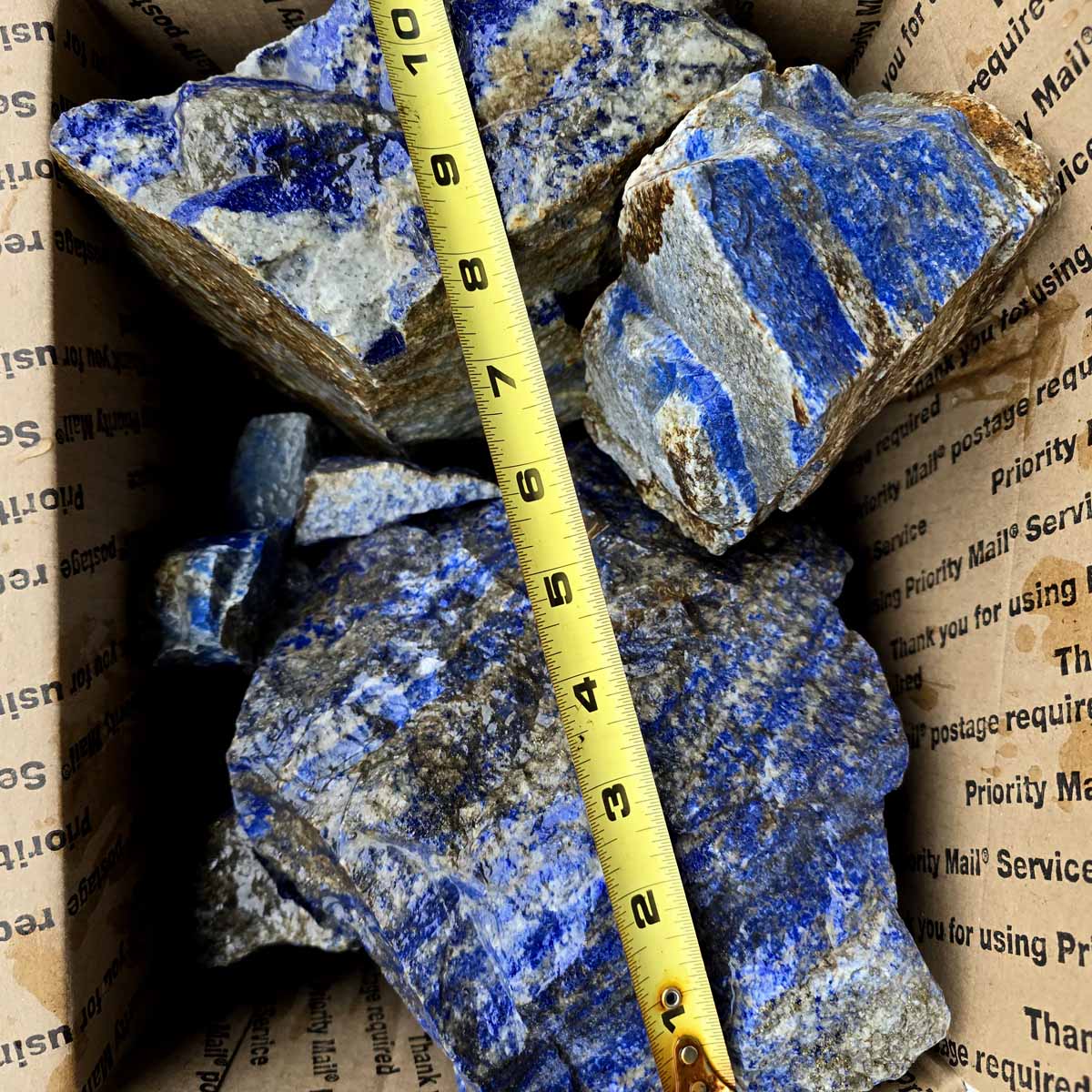 Lapis Lazuli Lapidary Cutting Rough Flatrate!  Deep Blue!