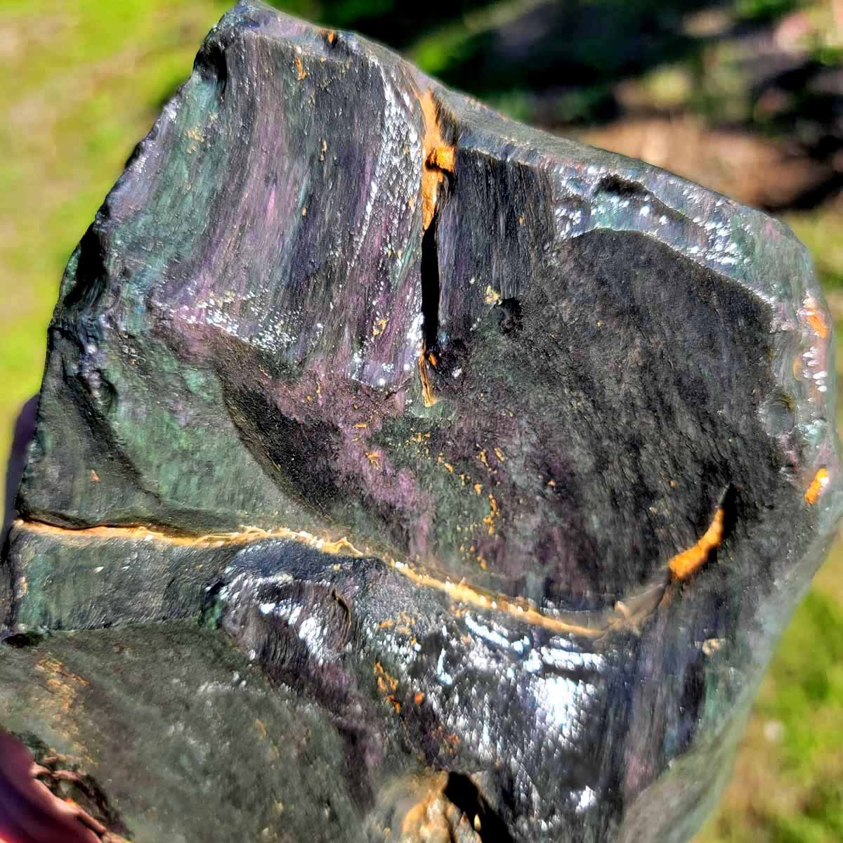 Highgrade Mexican Velvet Obsidian Rough Chunk!