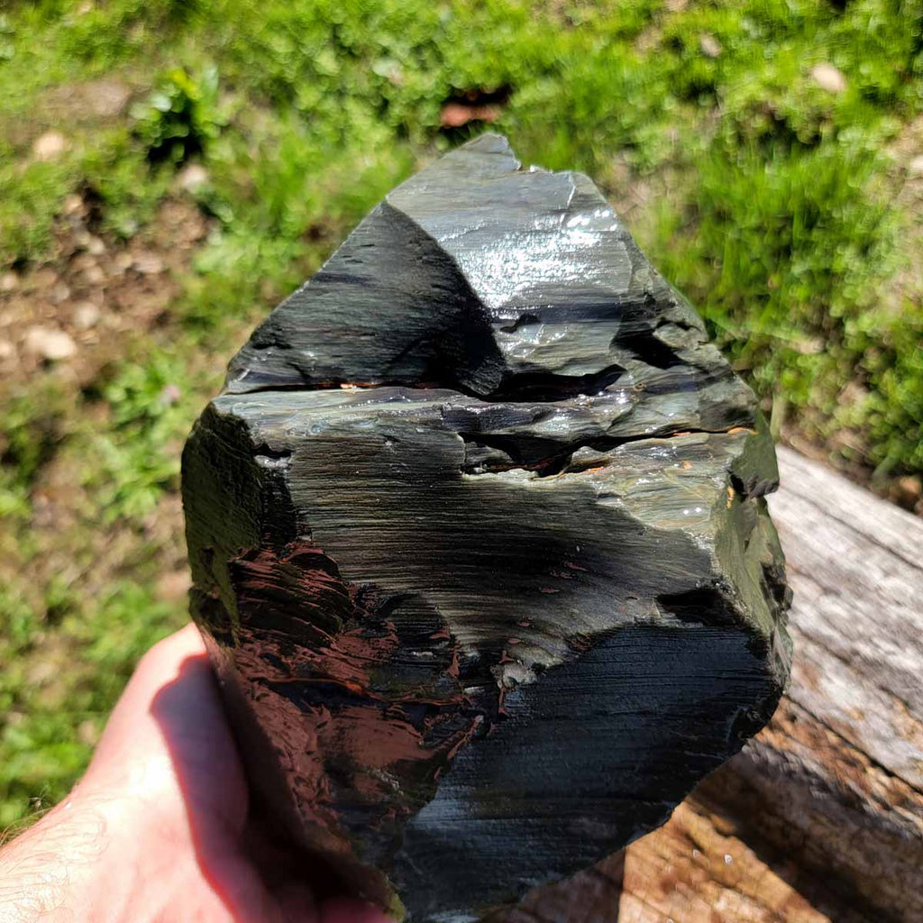 Obsidian Large Large Mexican Velvet Obsidian Rough Chunk!