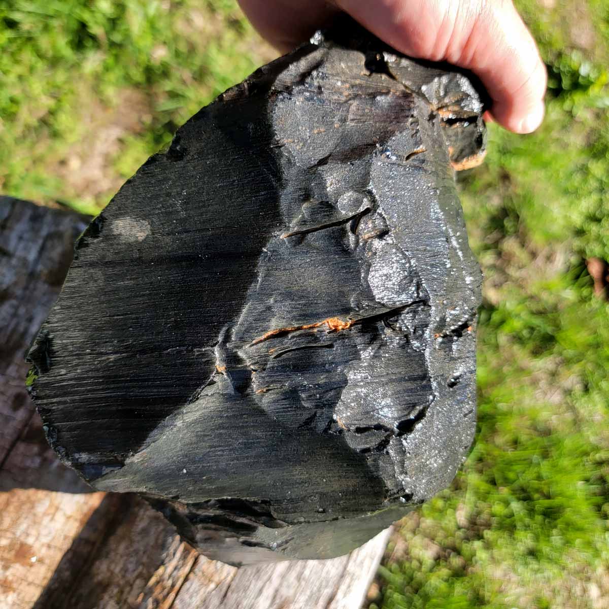 Large Mexican Velvet Obsidian Rough Chunk!