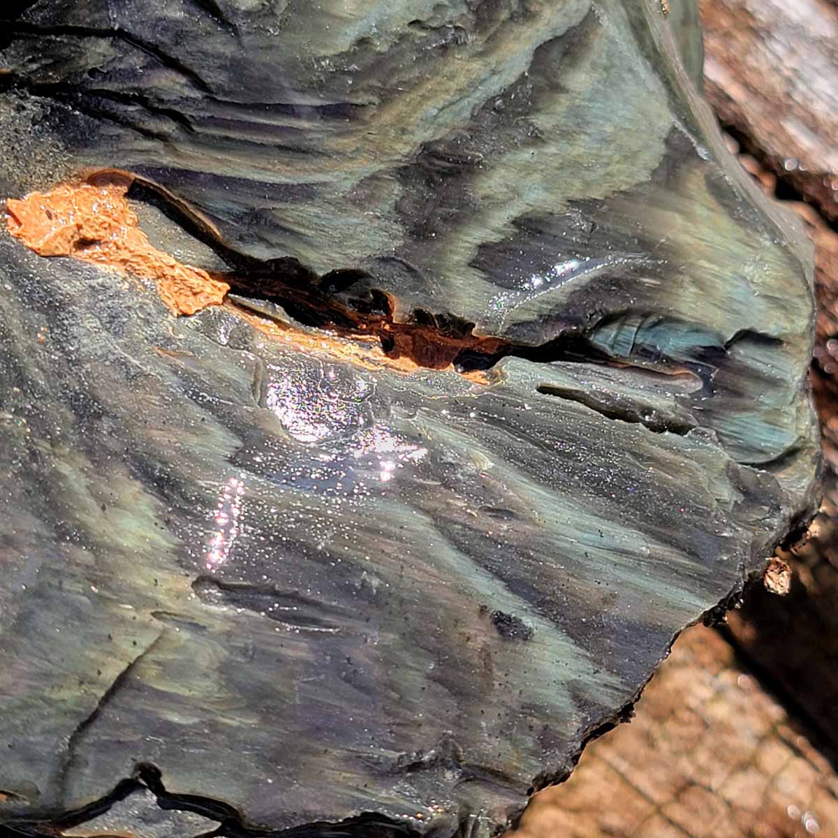 Large Mexican Velvet Obsidian Rough Chunk!