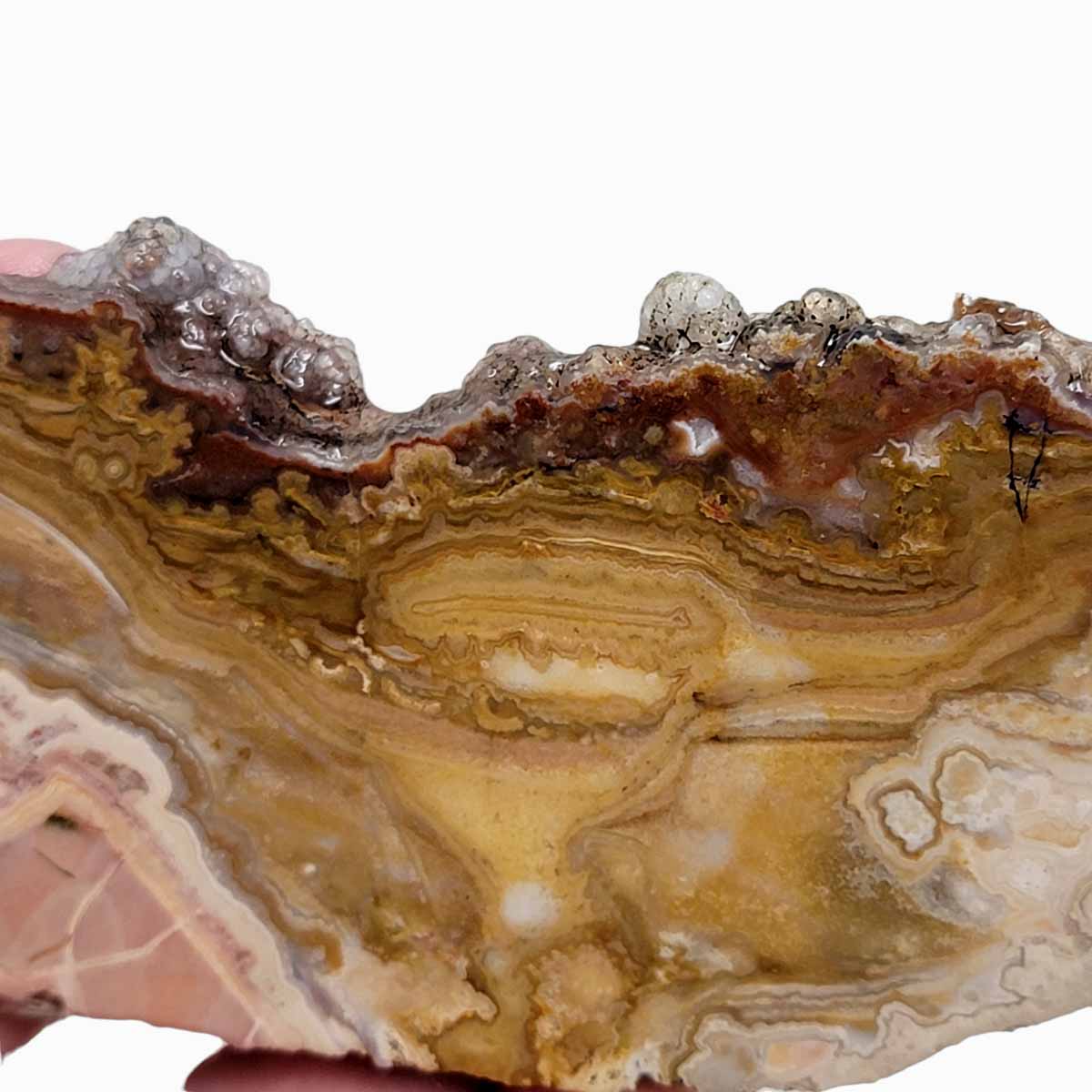 Lysite Agate Wyoming Blizzard Stone Slab!  Lapidary Stone Slab!