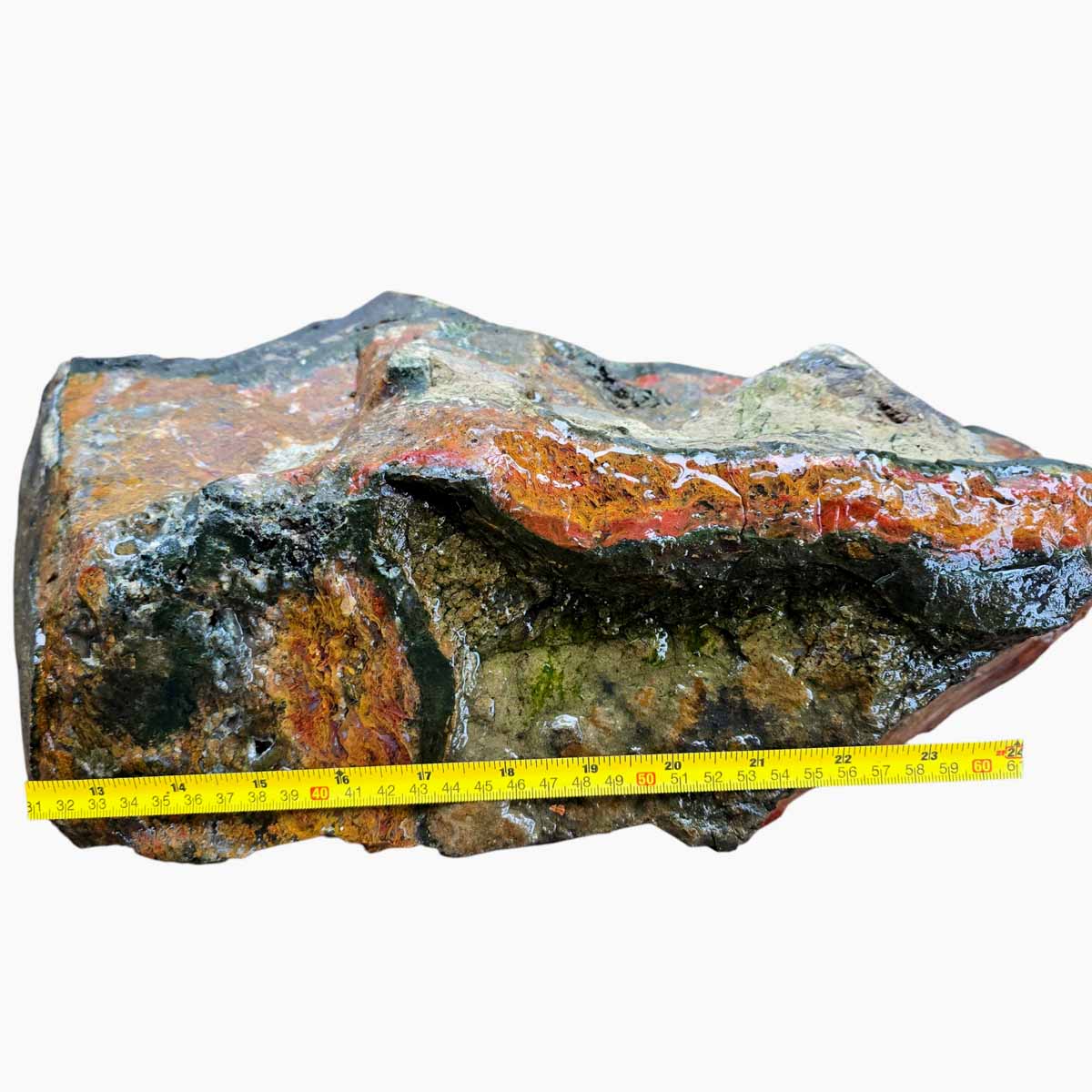 BOULDER Maury Mountain Moss Agate Rough Cutting Slice Rock Stone