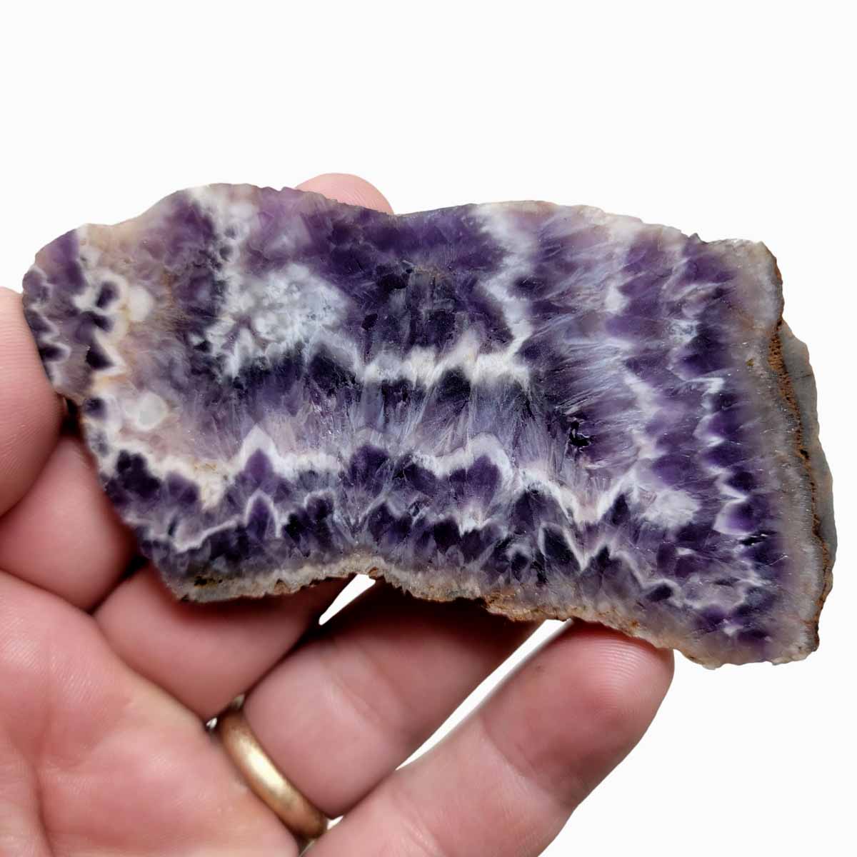 Moroccan Amethyst Lace Agate Slab!  Lapidary Stone Slab!