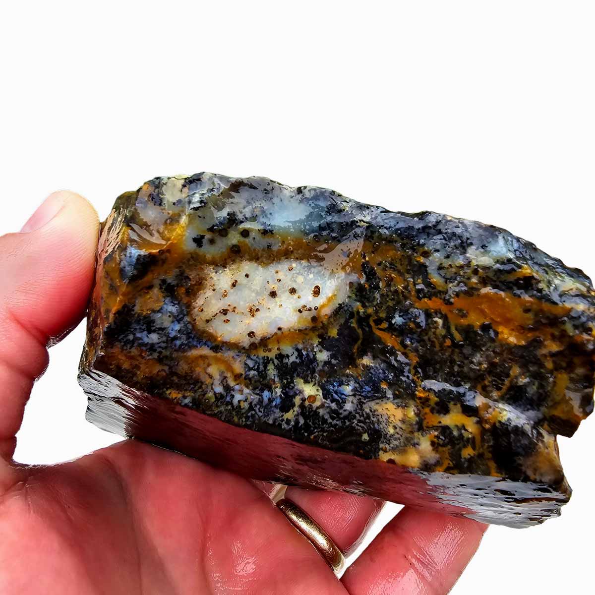 Ochoco Sunset Jasper Agate Rough Flatrate Box