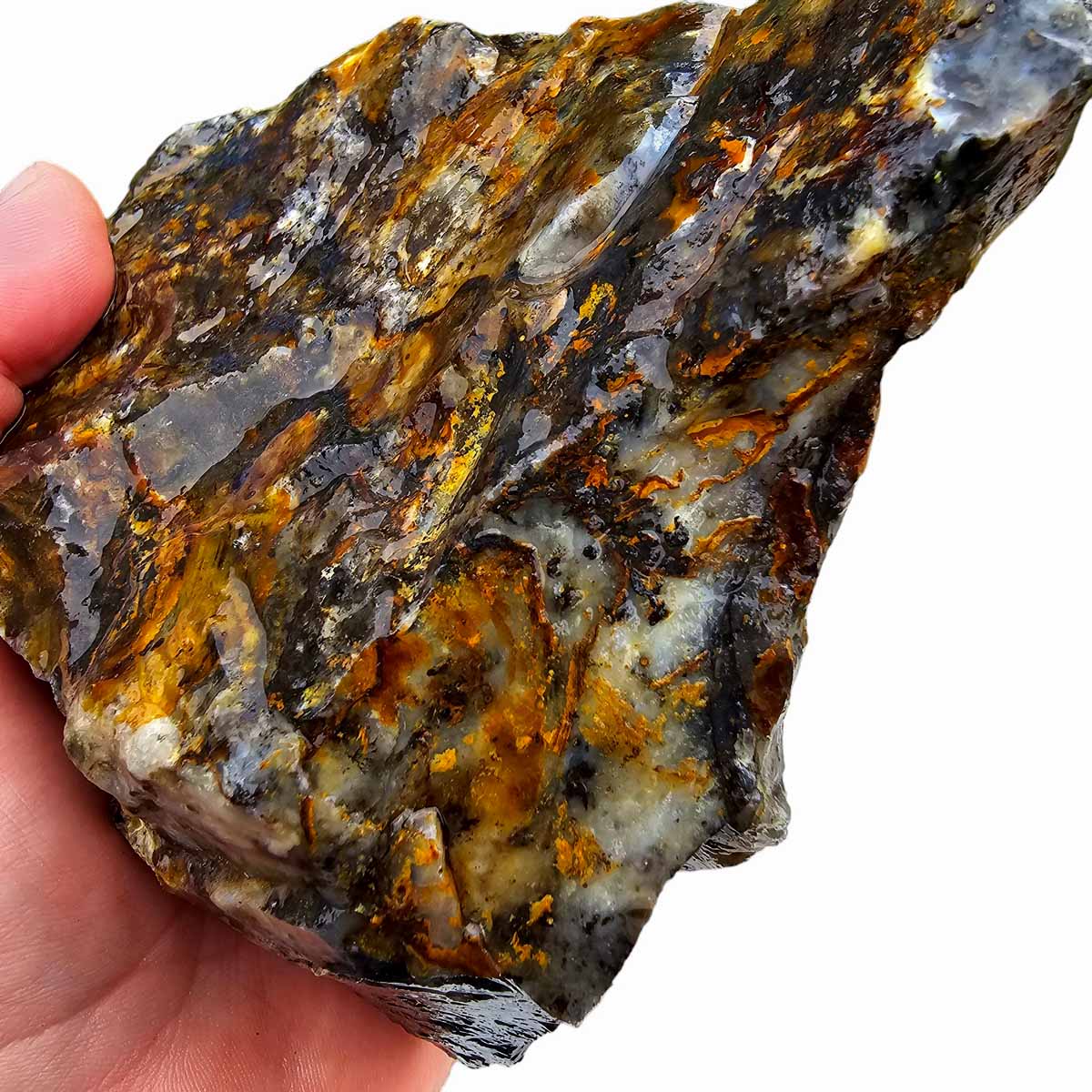 Ochoco Sunset Jasper Agate Rough Flatrate Box