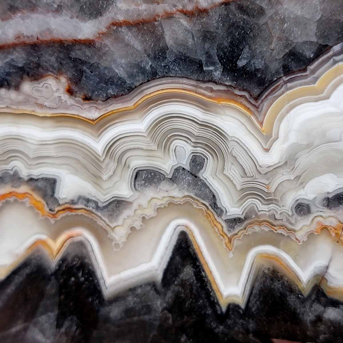 Old Vein Crazy Lace Agate Slab!  Lapidary Stone Slab!