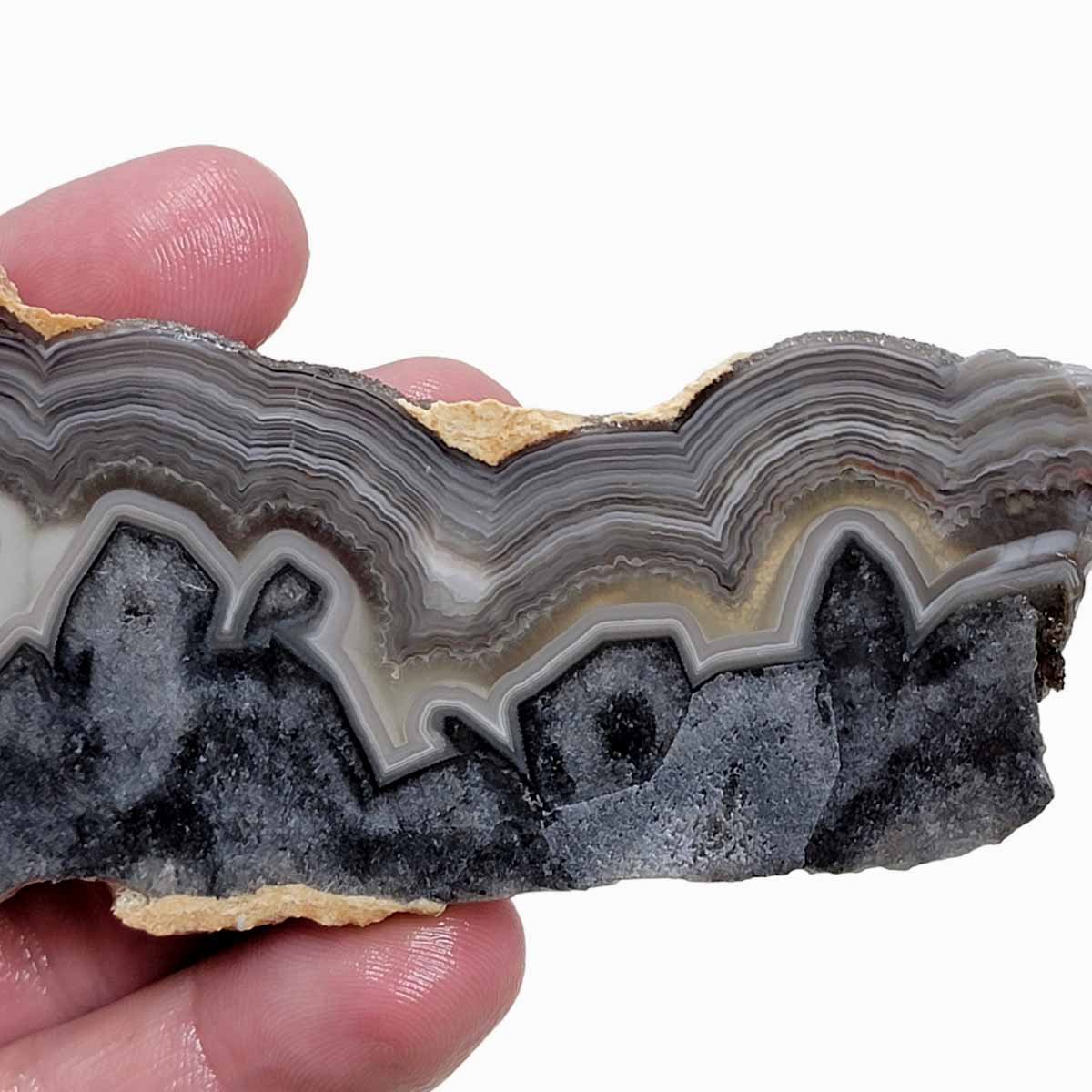 Old Vein Crazy Lace Agate Slab!  Lapidary Stone Slab!