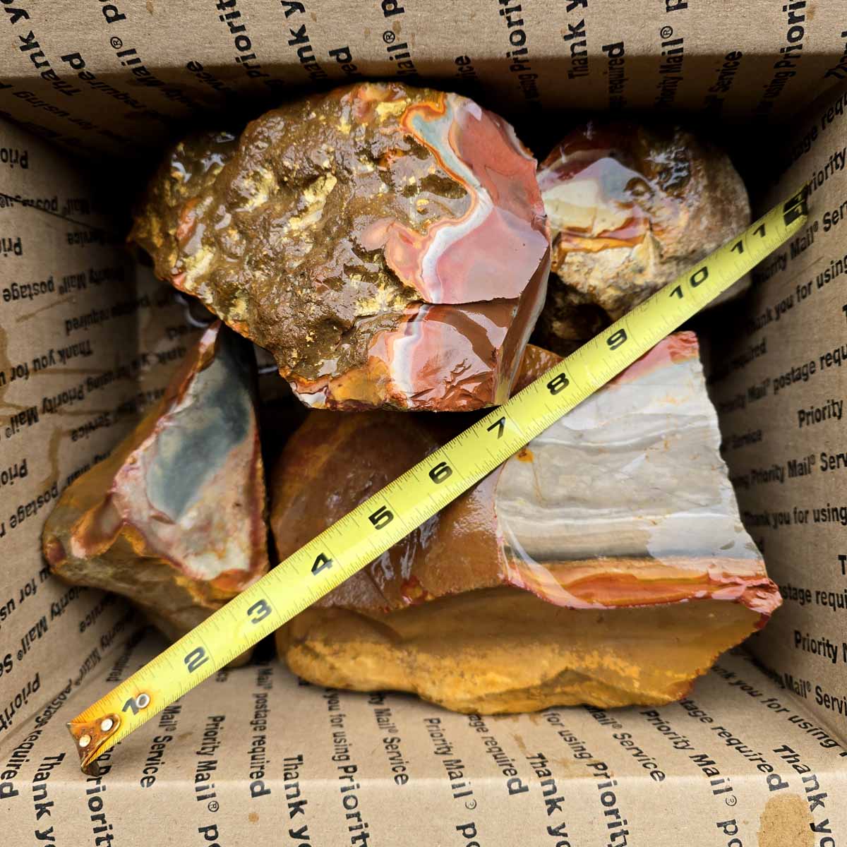 Polychrome Jasper Cutting Rough Flatrate!