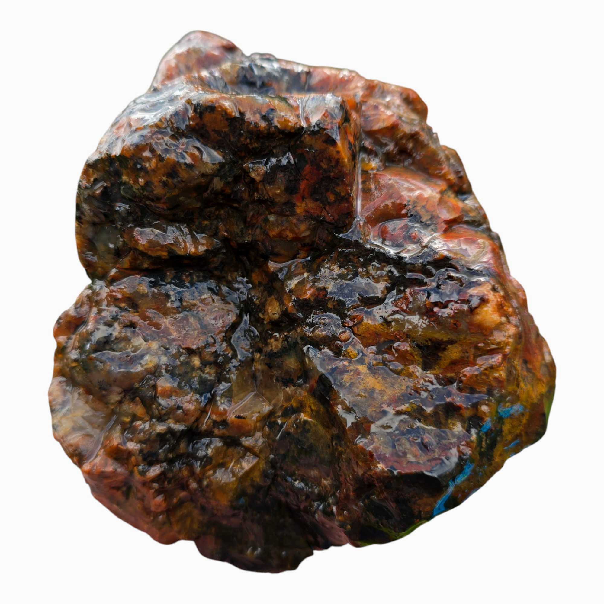 Old Stock Powell Butte Plume Agate Lapidary Cutting Rough Chunk