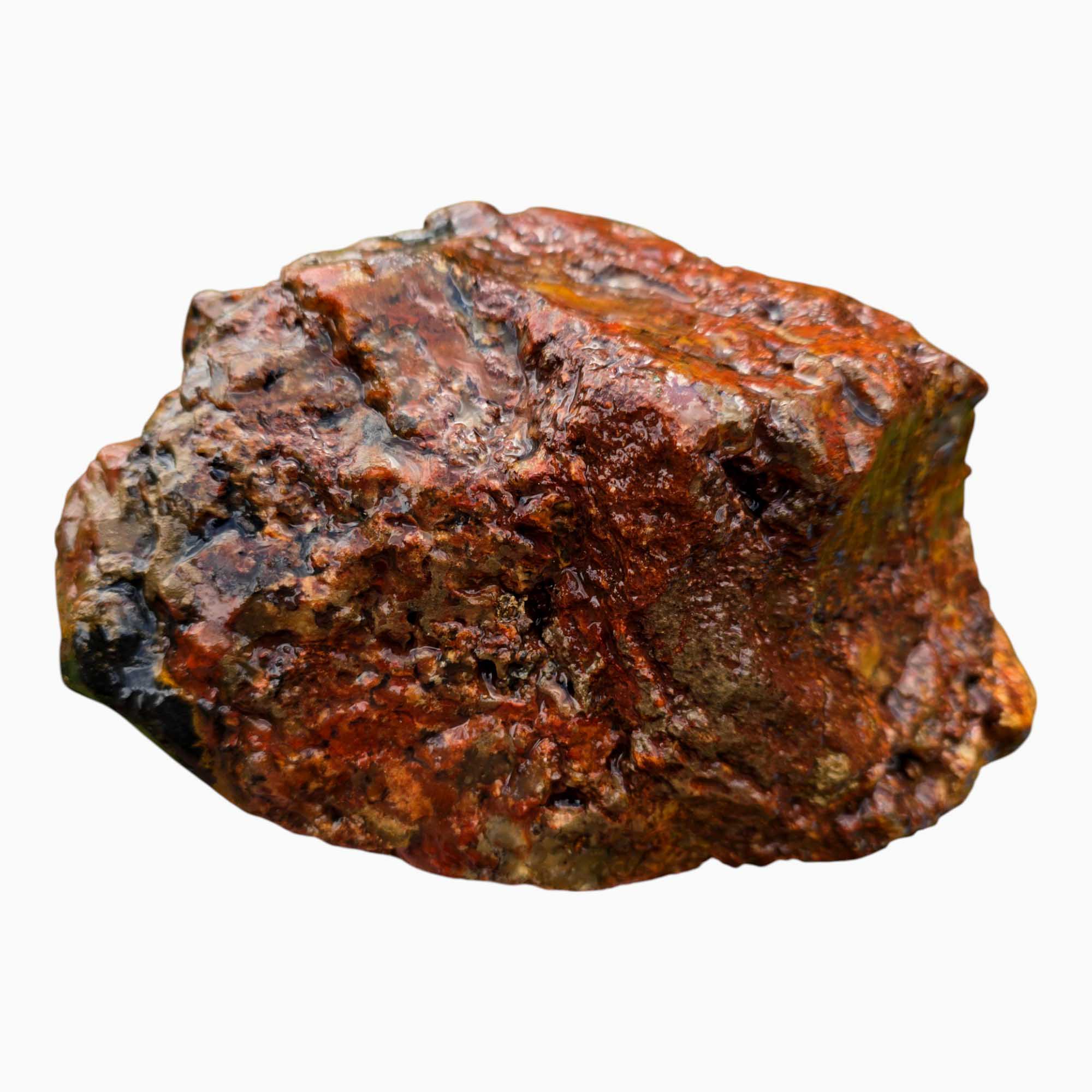 Old Stock Powell Butte Plume Agate Lapidary Cutting Rough Chunk