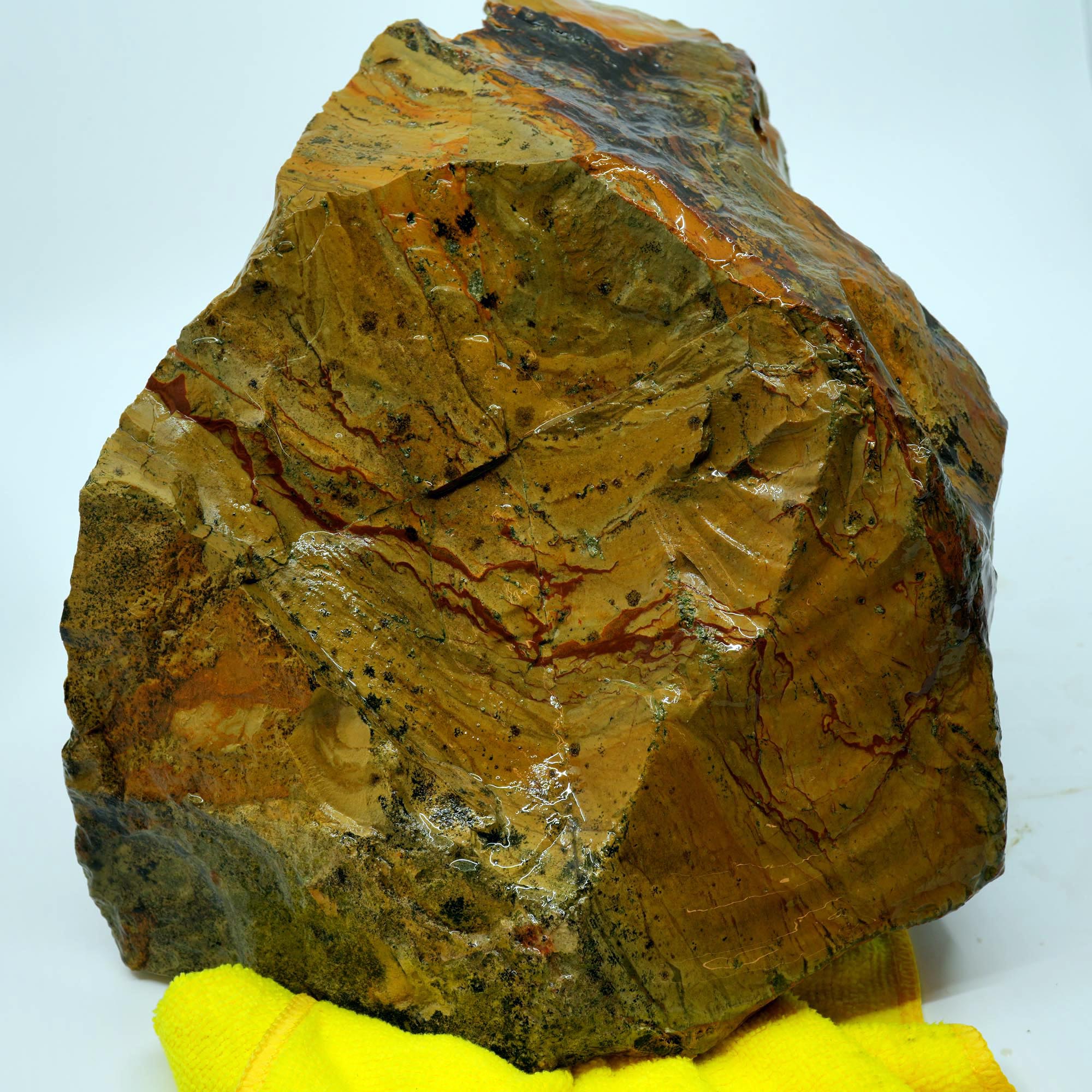 Owyhee Picture Jasper Cut and Proven - Believed Windy Ridge Variety - 18 lbs