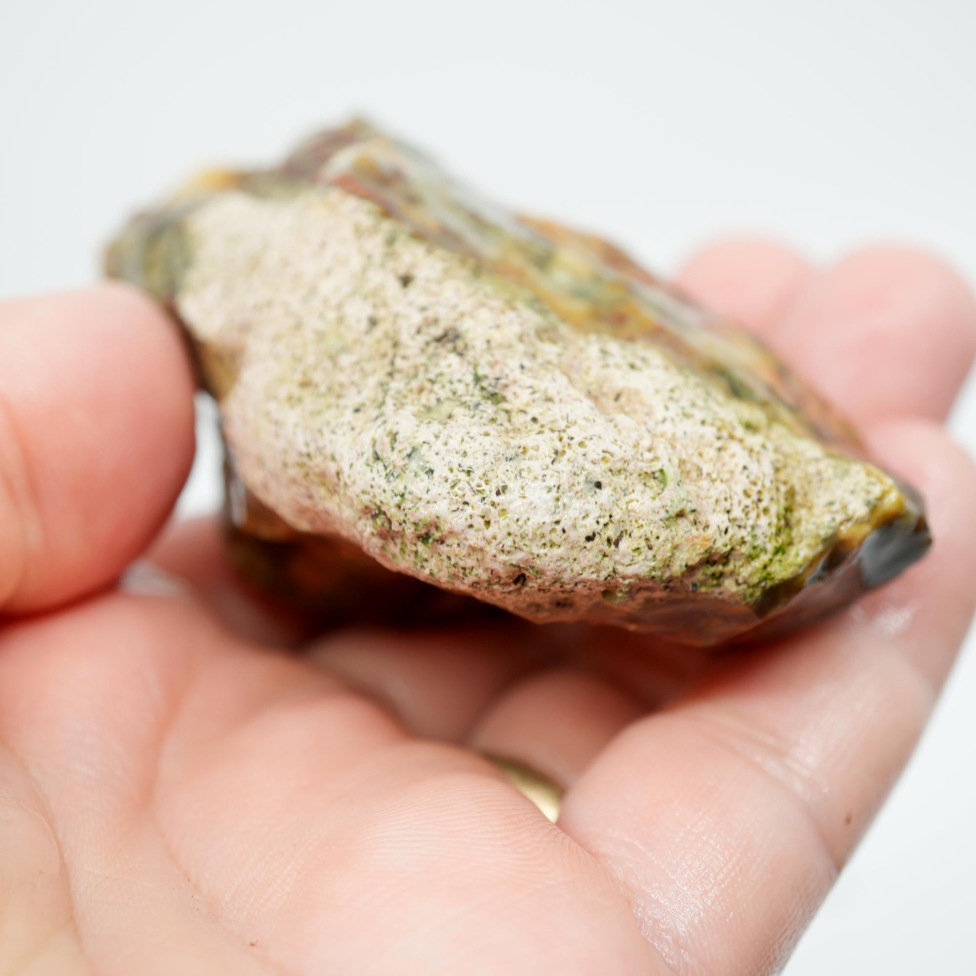 Morrisonite Jasper Rough - Old Stock Creamy Blue and Red Trimmer