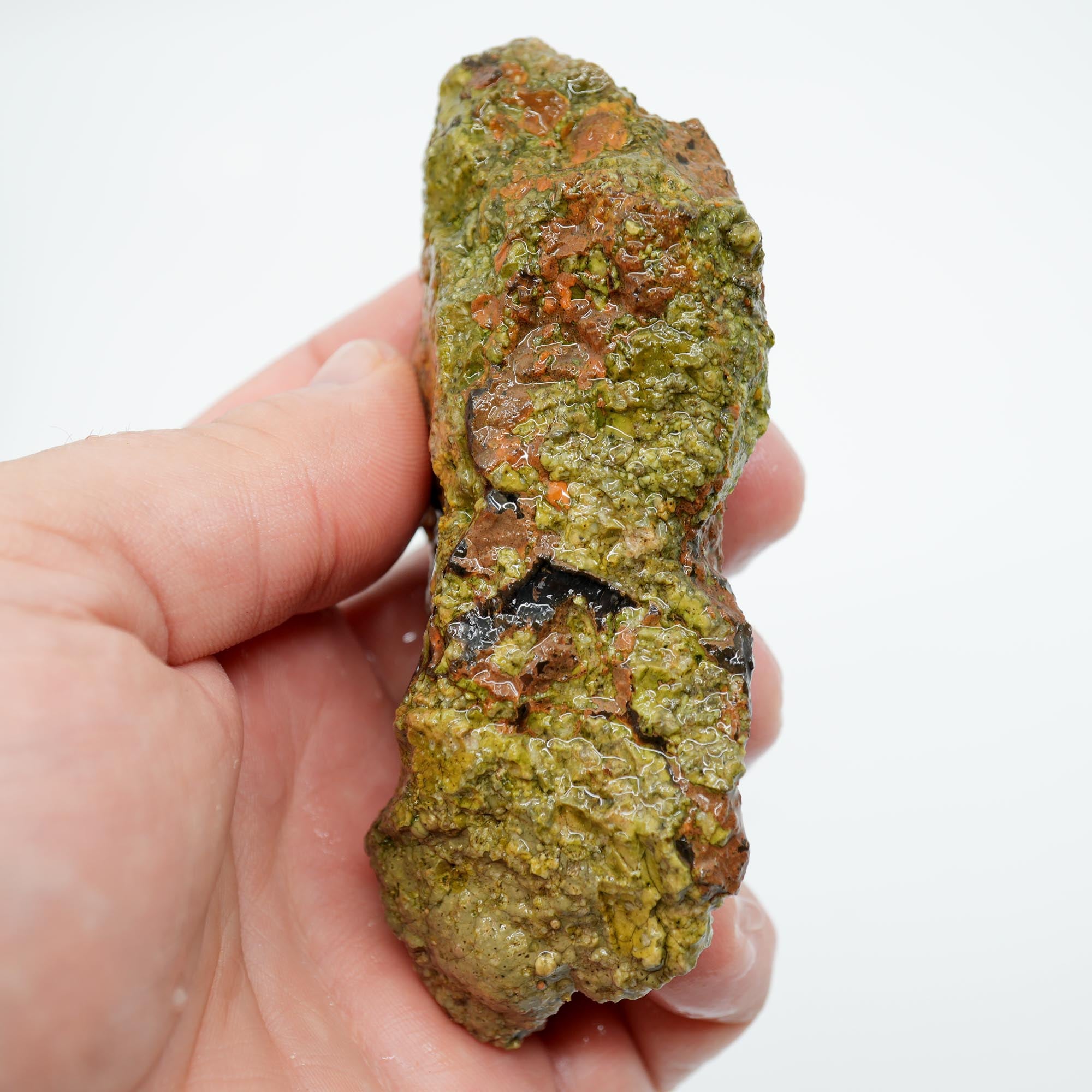 Mystery Agate Rough - Partial Thunderegg with Botryoidal Center