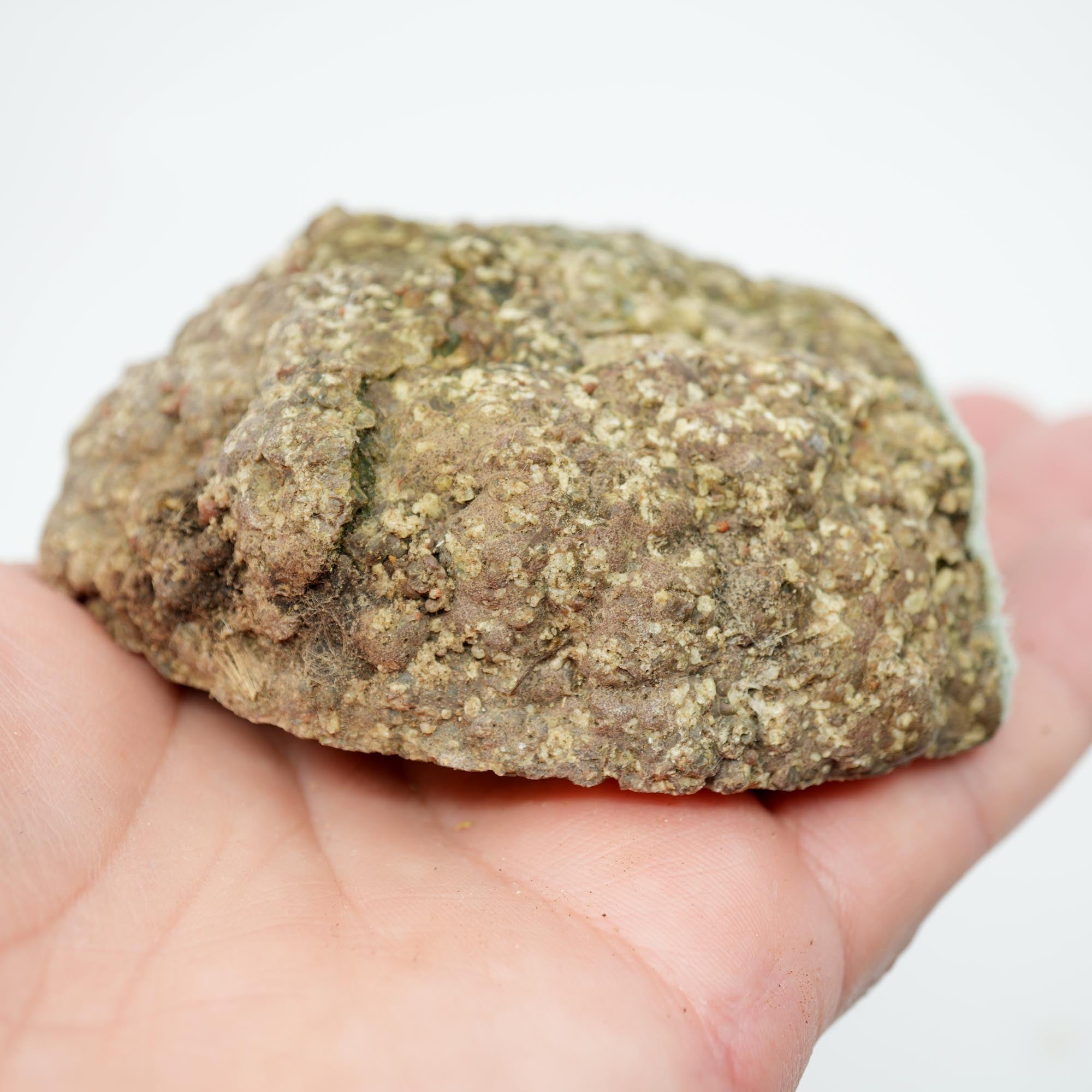 Lucky Strike Thunderegg Polished Display Specimen - Old Stock with Felt Base