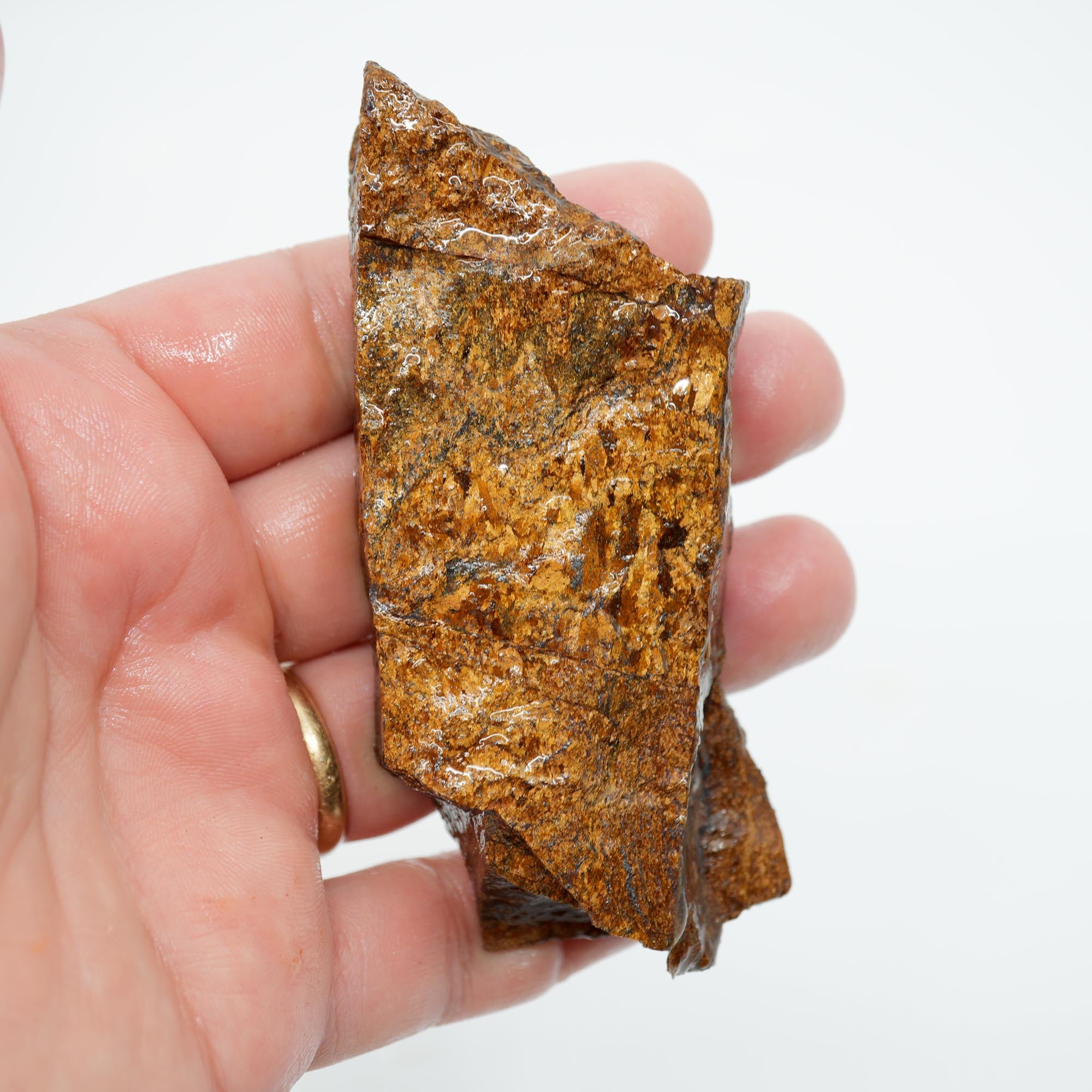 Bronzite Rough - Bronze Metallic Shimmer Display Piece