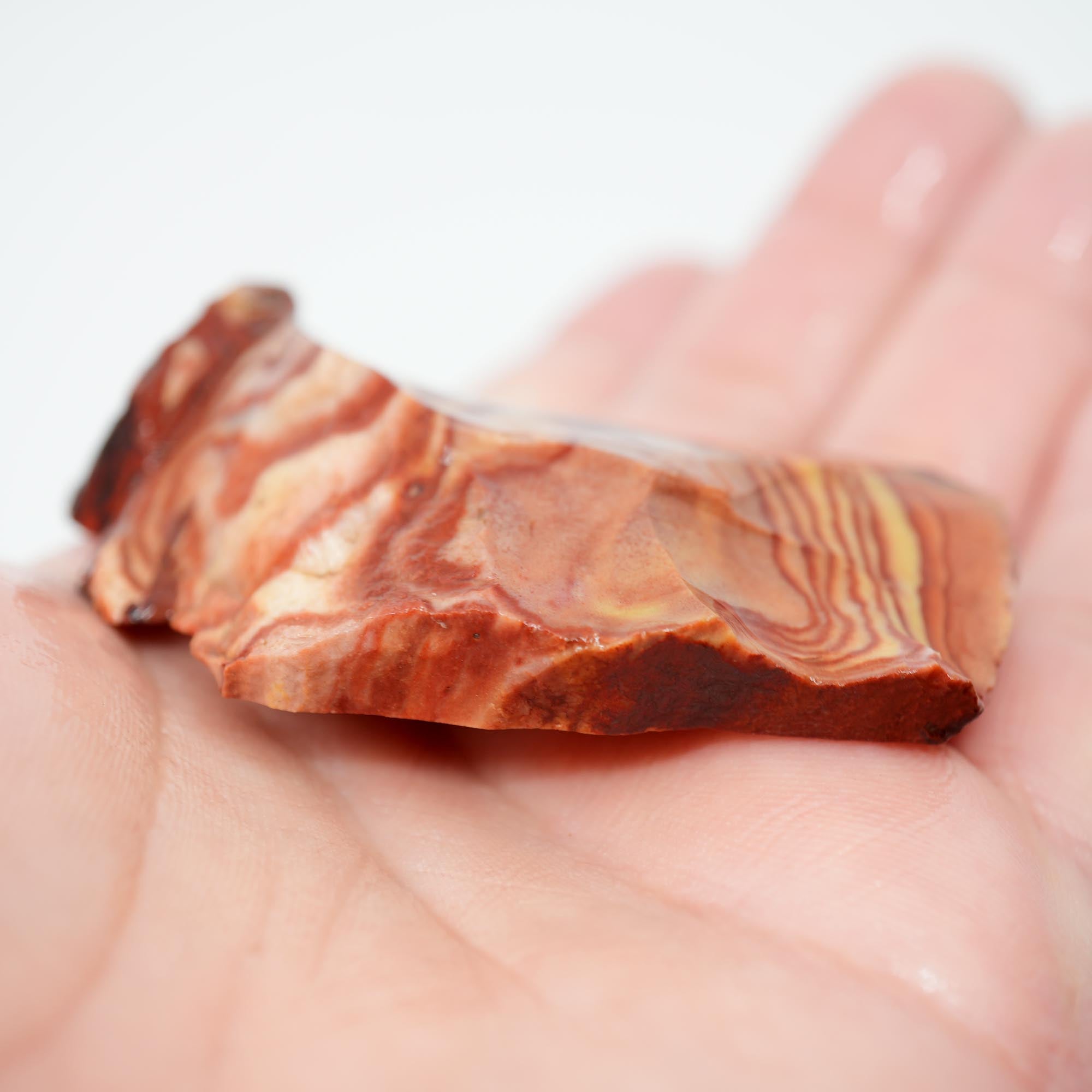 Nevada Wonderstone Endcut - High-Grade Wavy Pattern Dome Cab Piece