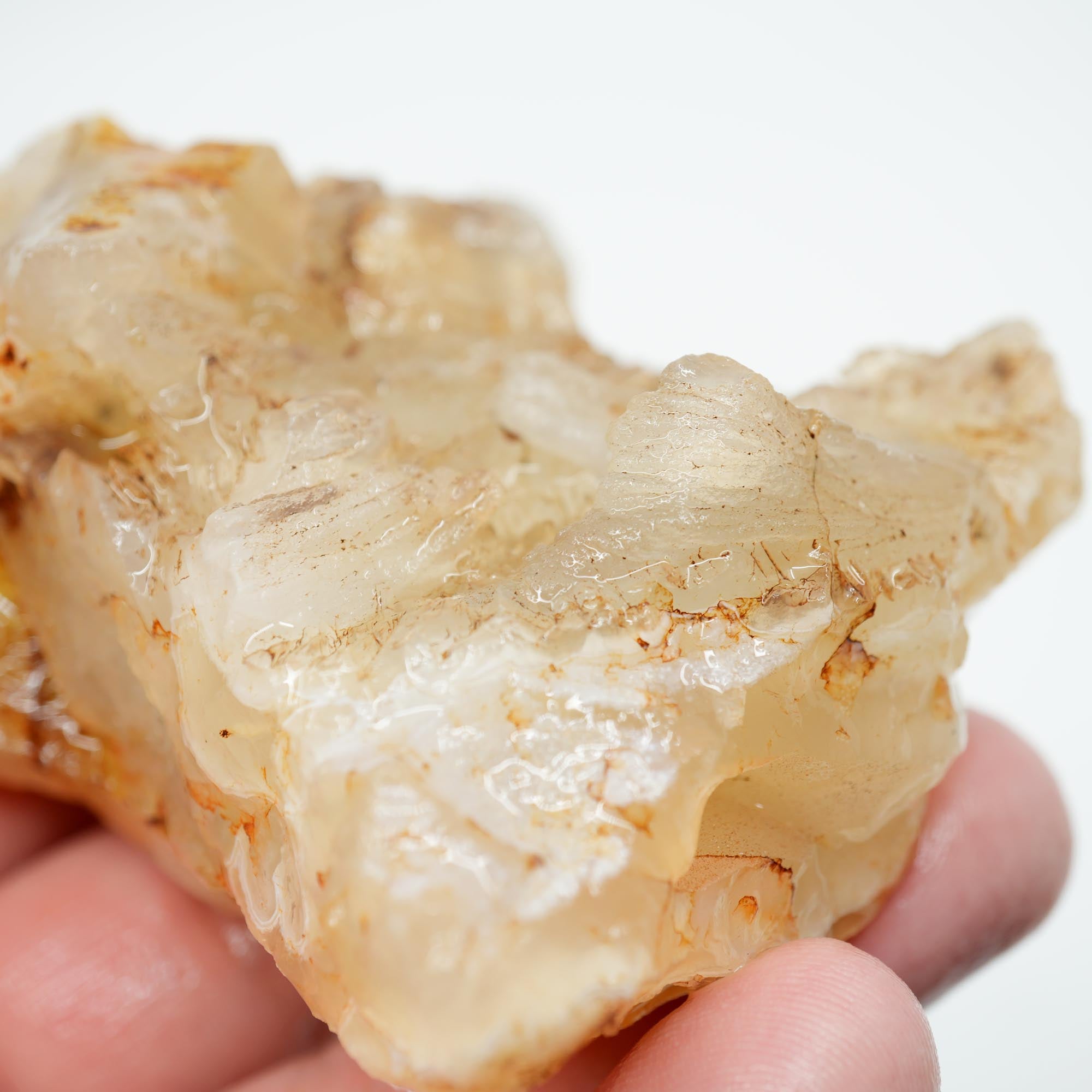 Ochoco Tube Agate Rough - Tube Corner with Angel-Wing Botryoidal Top