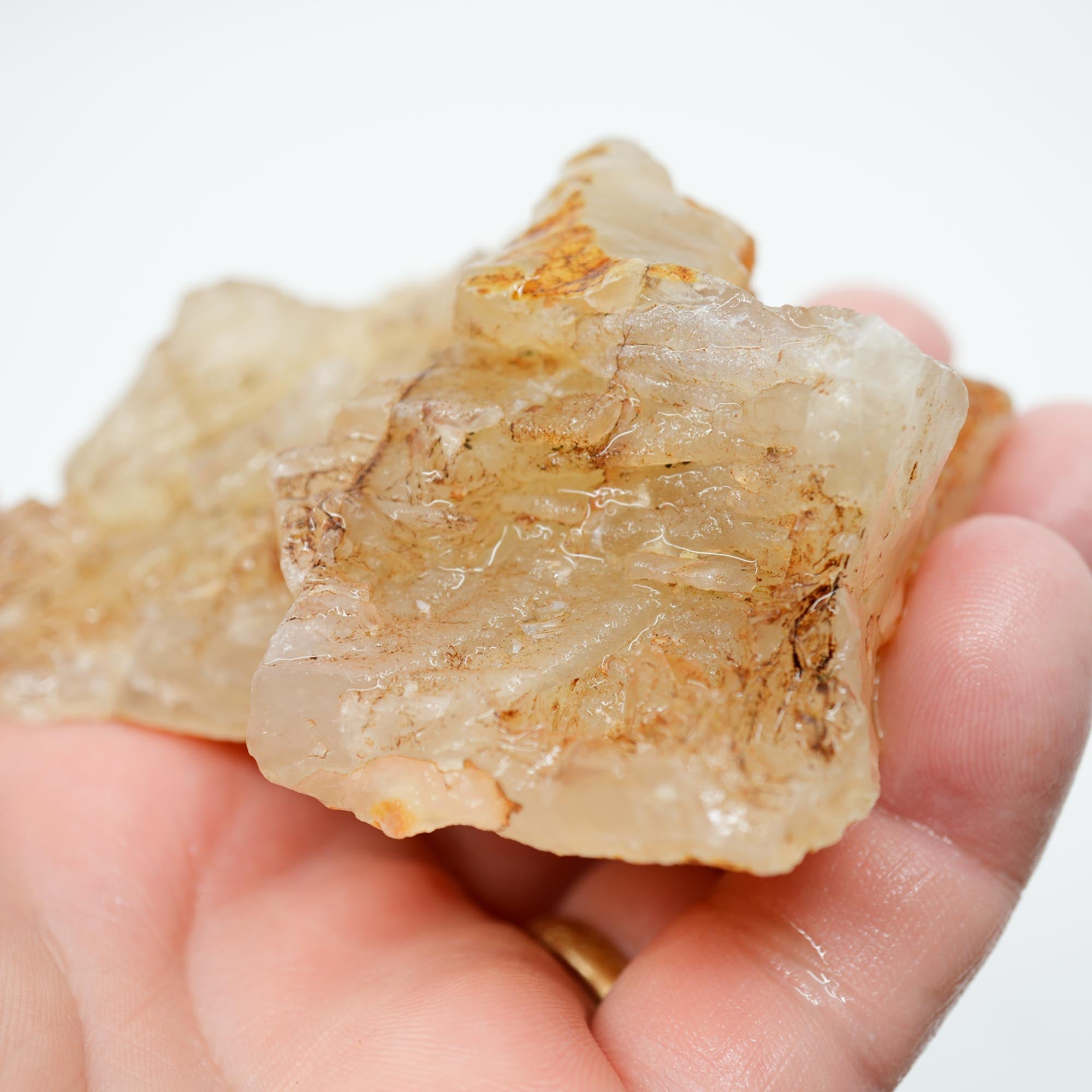 Ochoco Tube Agate Rough - Tube Corner with Angel-Wing Botryoidal Top