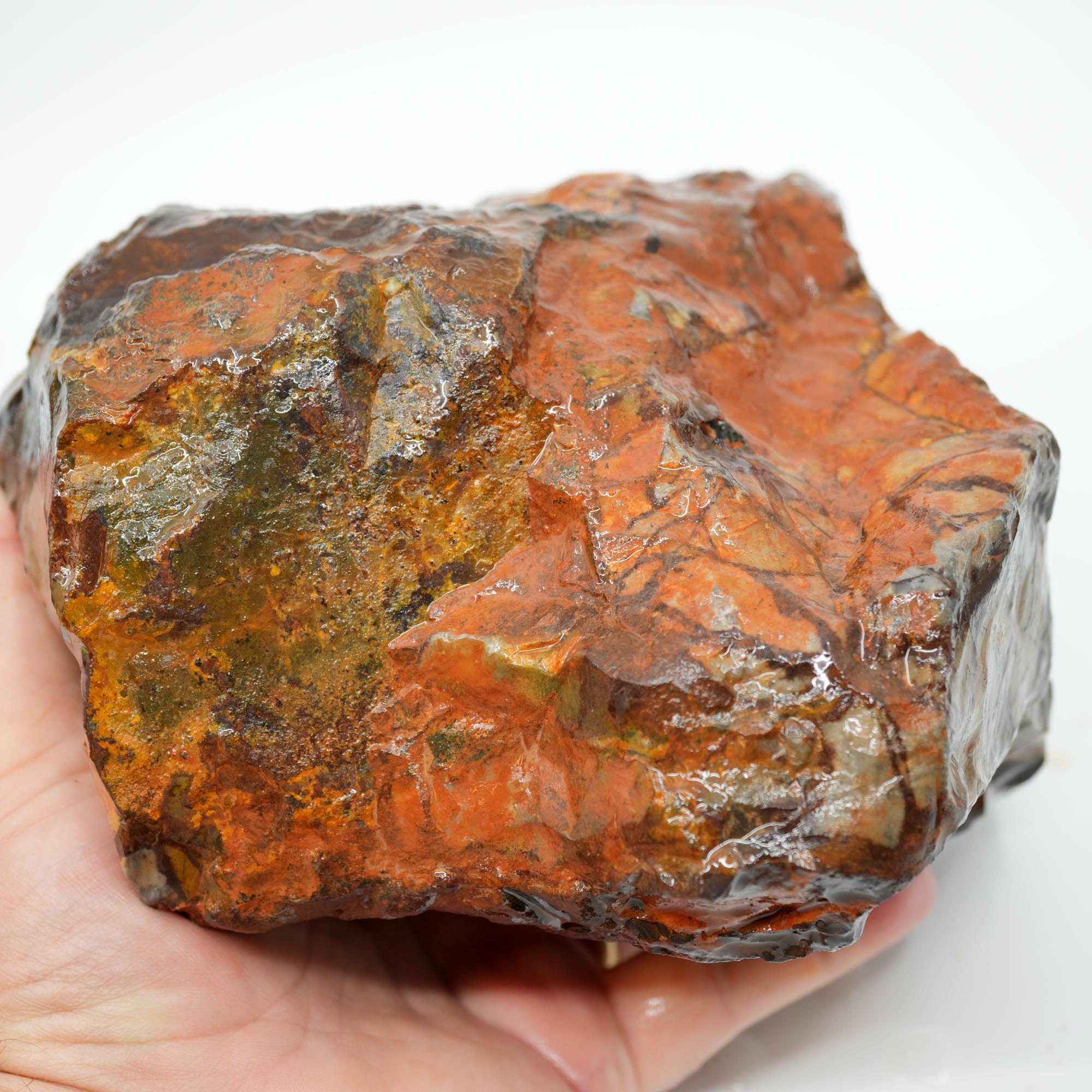 Outback Jasper Cut and Proven - High-Grade Sunset and Twilight Large Block