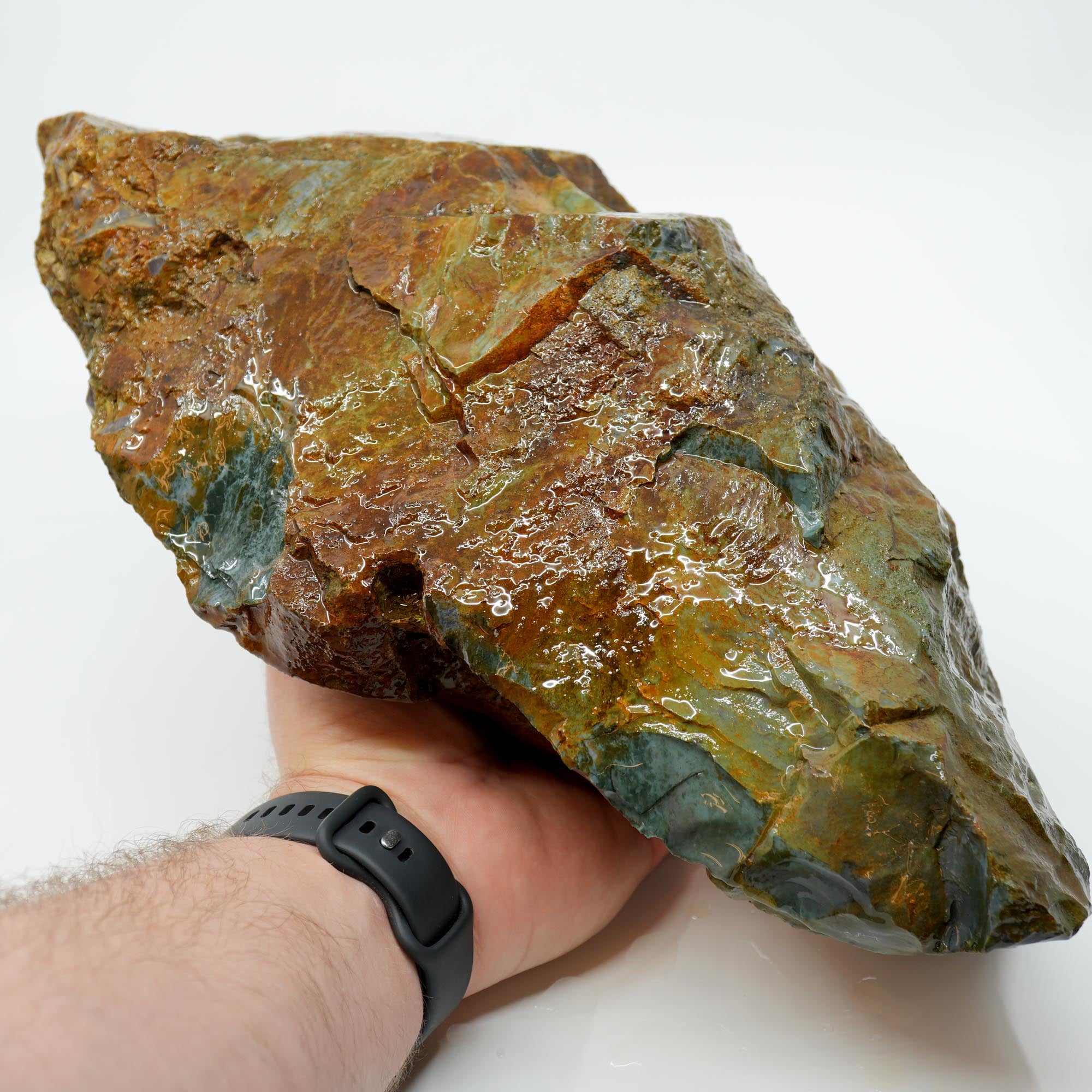 Vistaite Jasper Rough Possibly Skaggs - Old Stock Large Blue Green Purple