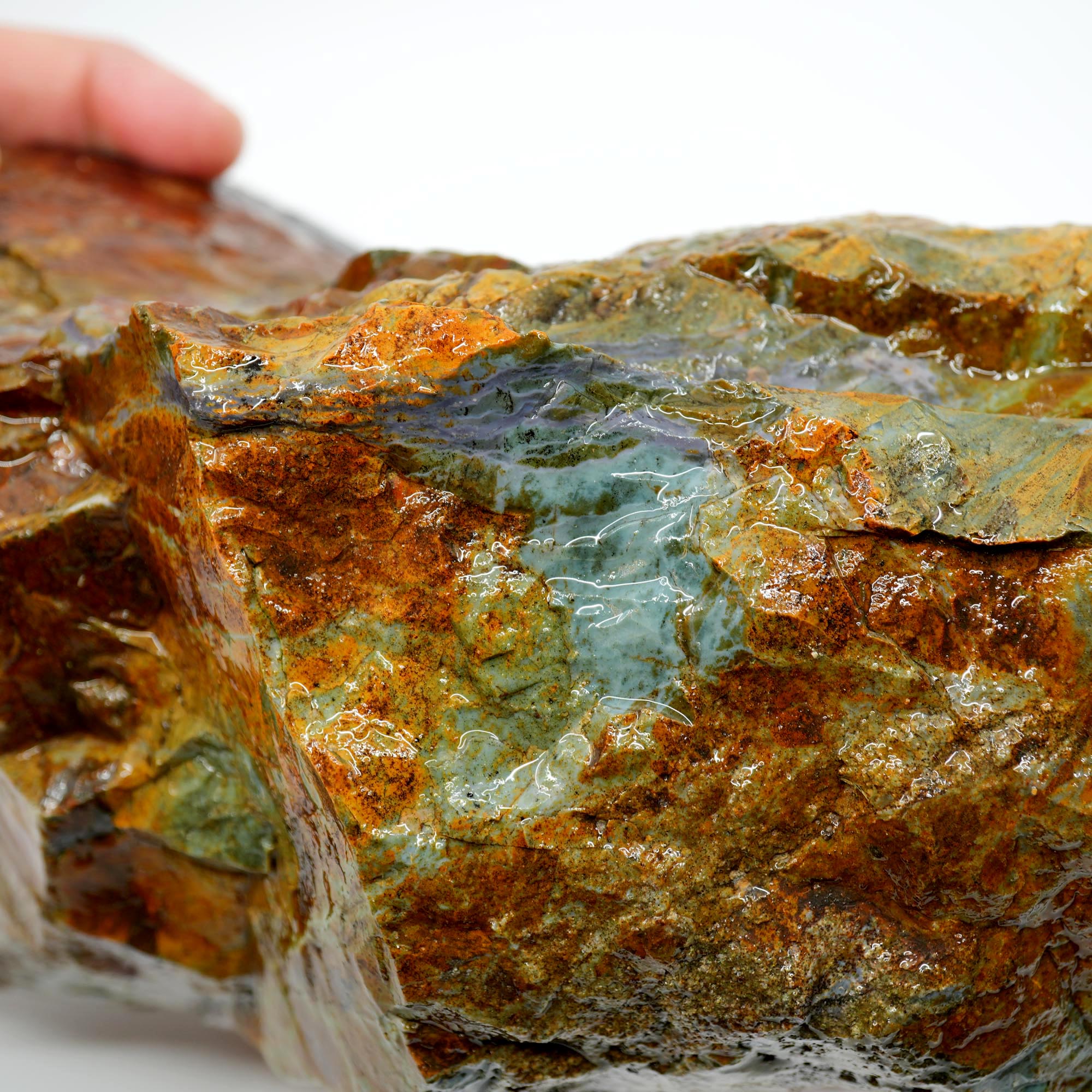 Vistaite Jasper Rough Possibly Skaggs - Old Stock Large Blue Green Purple