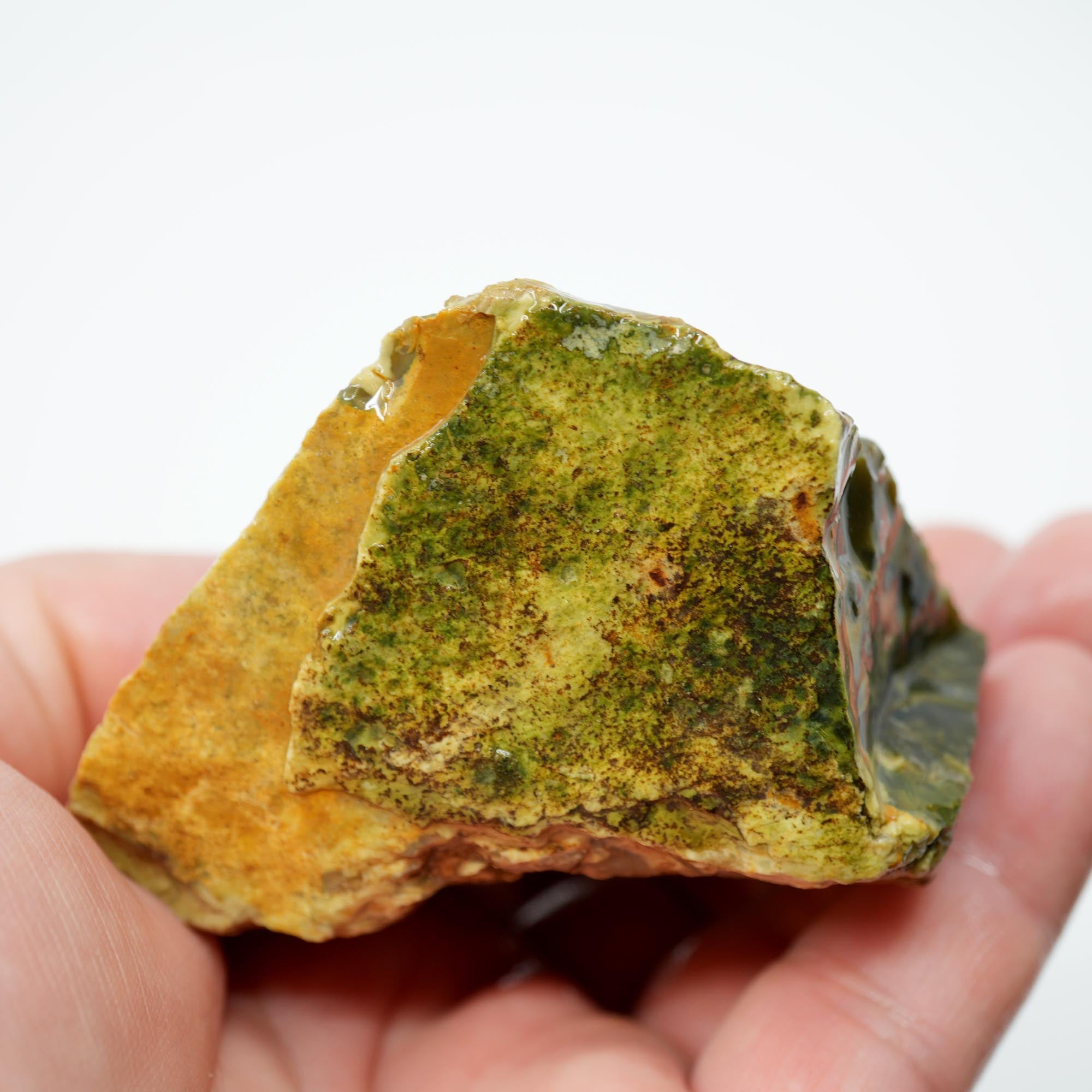 Morrisonite Jasper Rough - Old Stock Dark Green Purple with Iconic Flowing Pattern