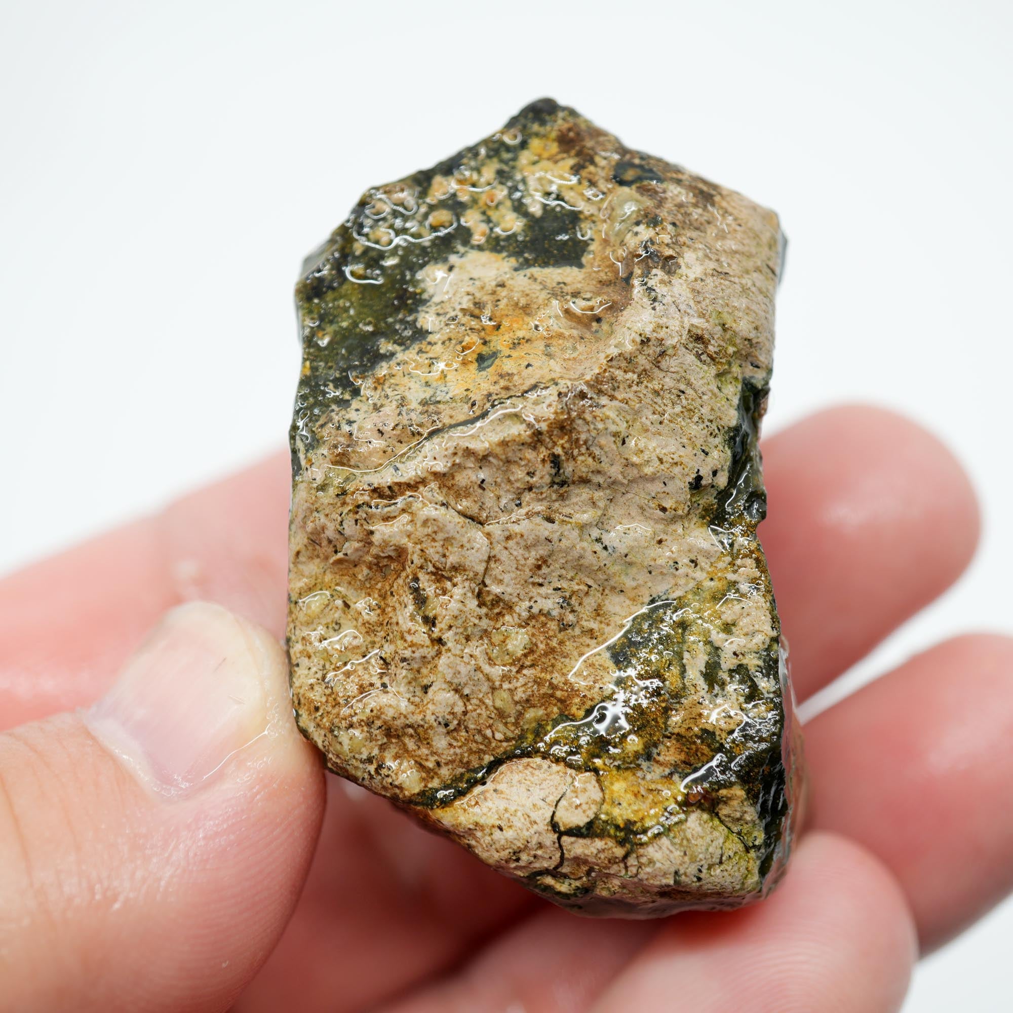 Morrisonite Jasper Rough - Great Pattern Trimmer with Partially Healed Fracture