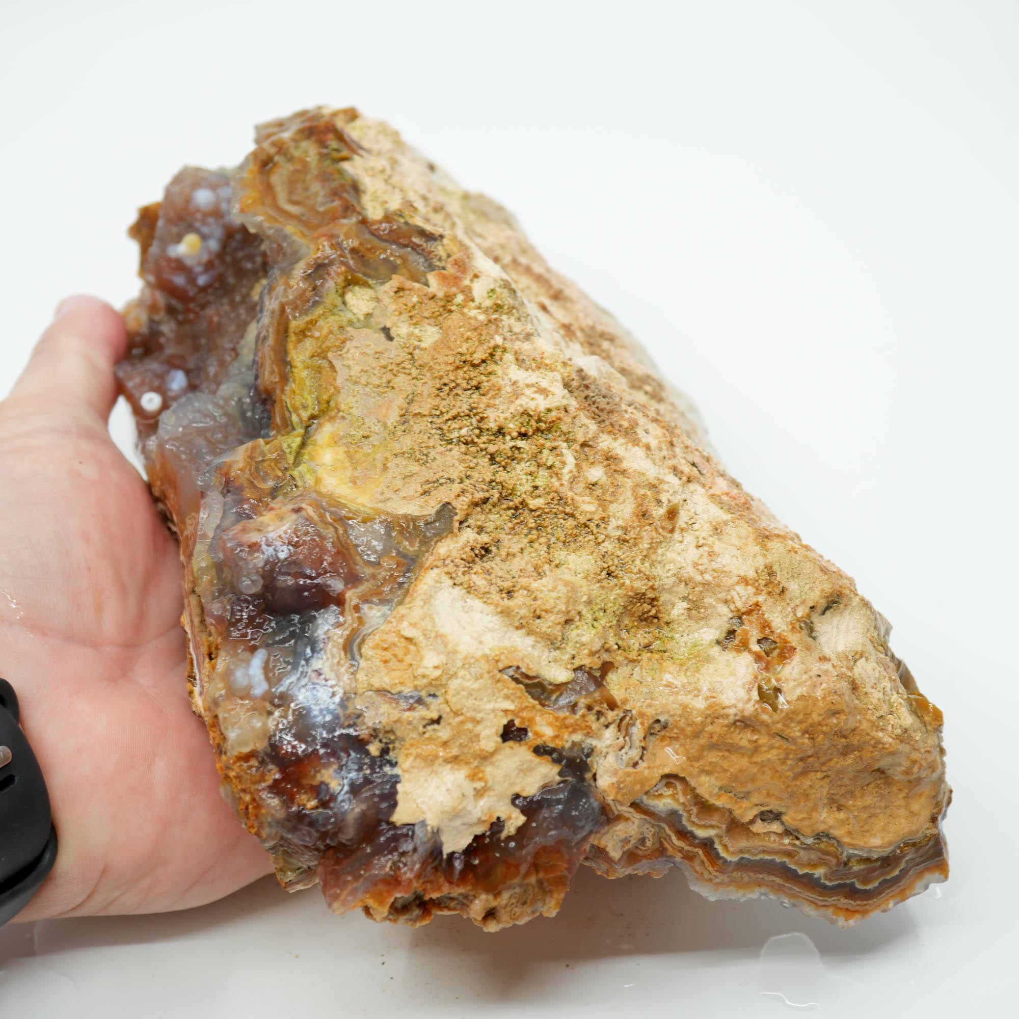 Lysite Agate Rough - Wavy Lace Gem Blue Botryoidal High Grade