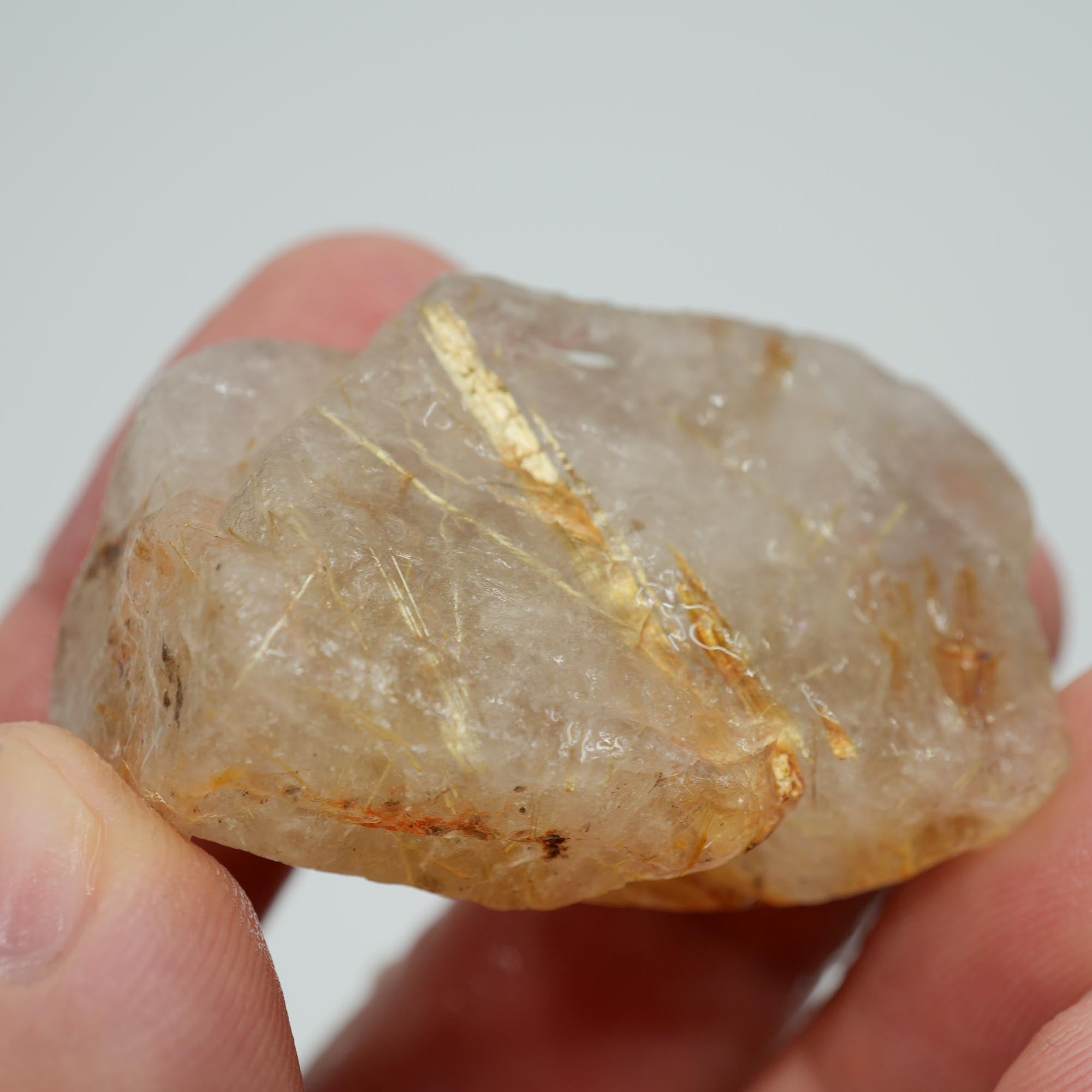 Rutilated Quartz - Golden Rutile Needles - Brazilian Crystal Specimen