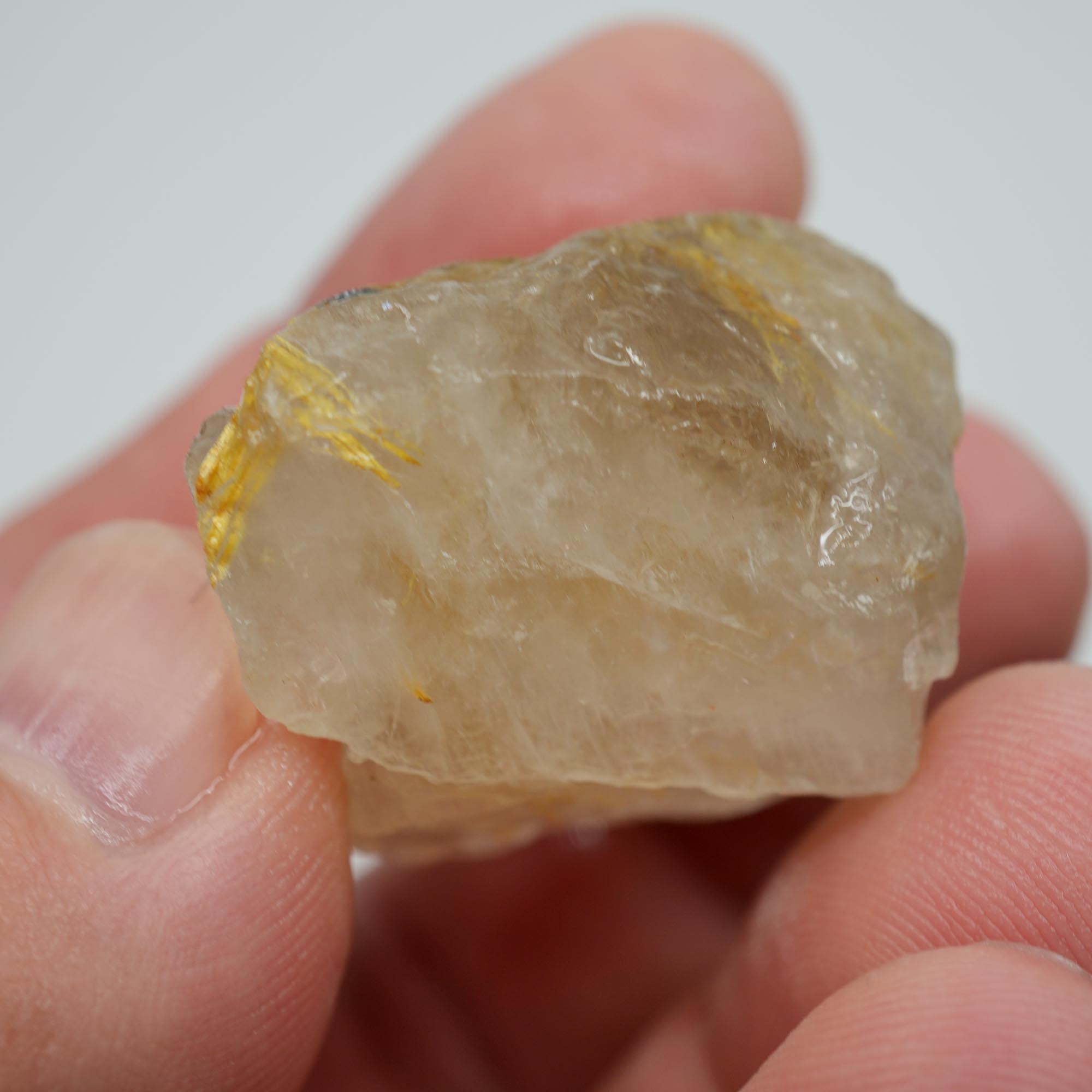 Rutilated Quartz - Angel's Hair Quartz - Brazil Crystal Specimen
