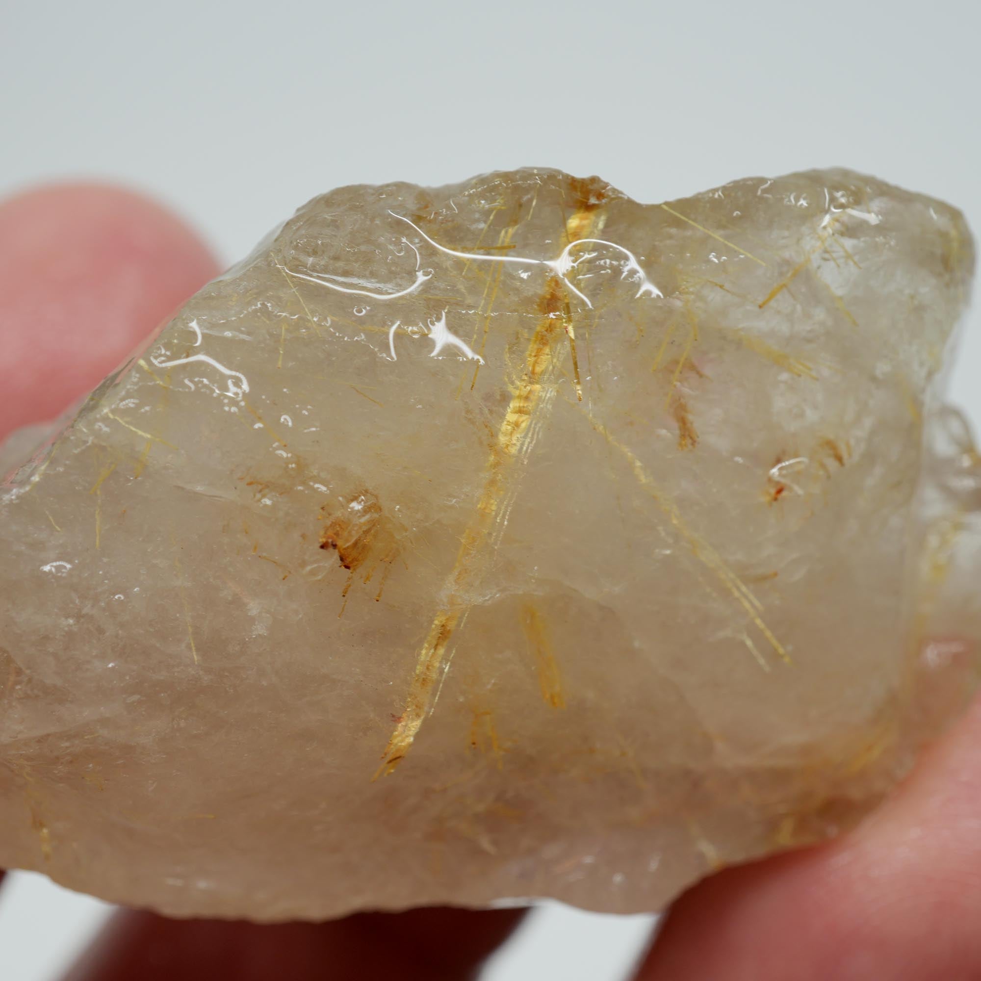 Rutilated Quartz - Rutile Needle Inclusions - Brazilian Specimen