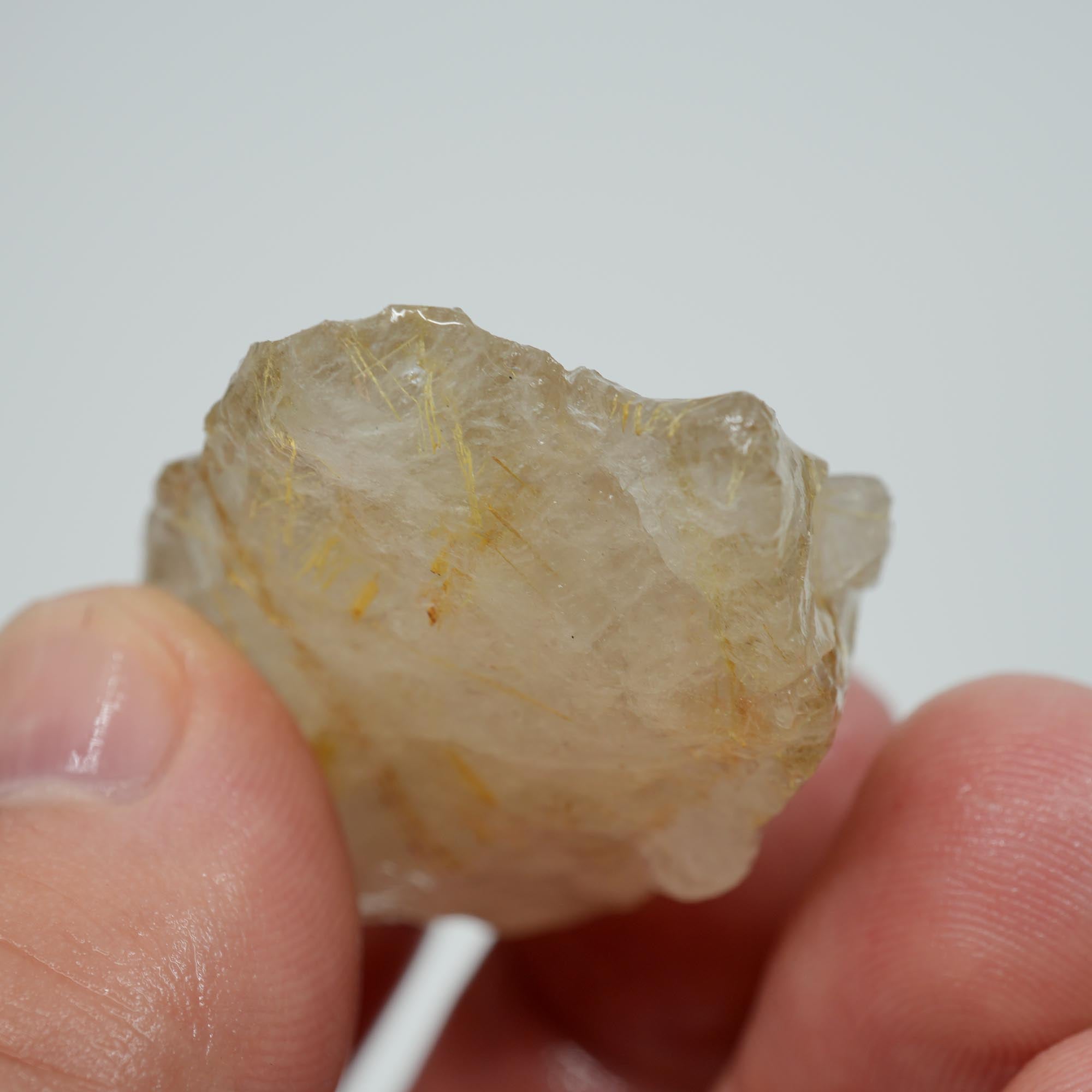 Rutilated Quartz - Rutile Needle Inclusions - Brazilian Specimen