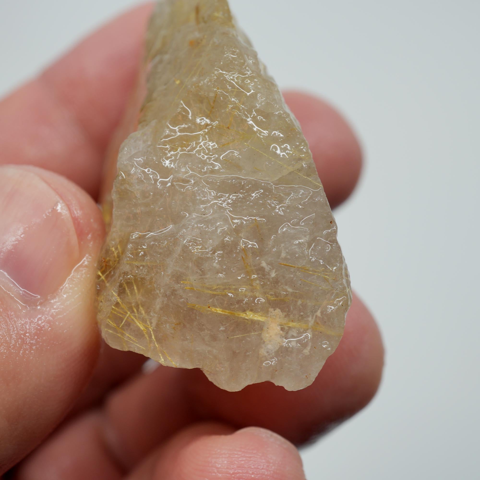 Rutilated Quartz - Rutile Needle Inclusions - Brazilian Specimen