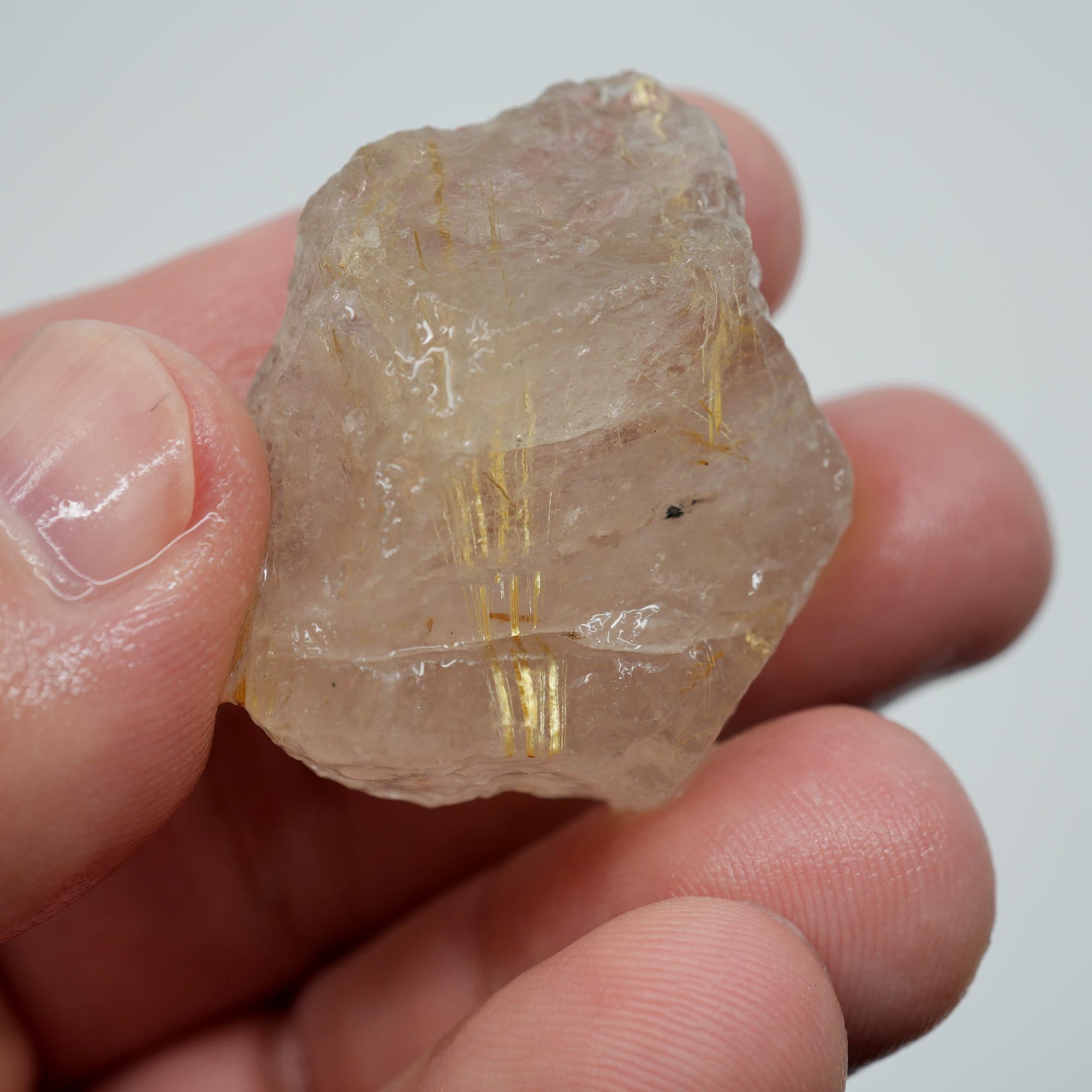 Rutilated Quartz - Golden Angel Hair Quartz - Brazil Specimen