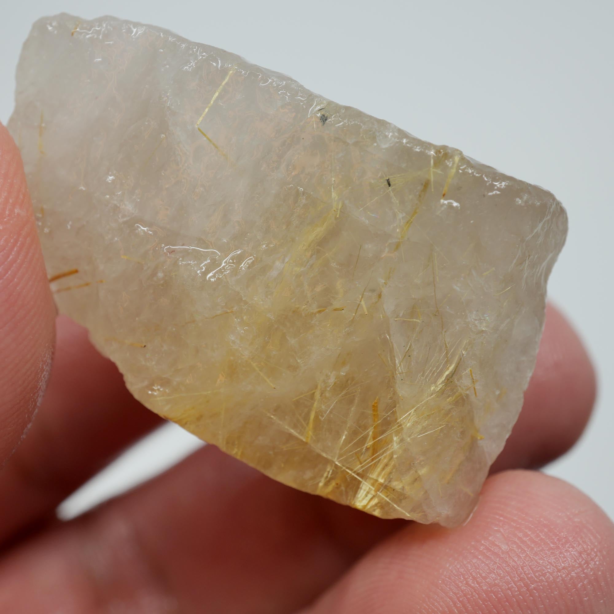 Rutilated Quartz - Titanium Rutile Needles - Brazilian Specimen
