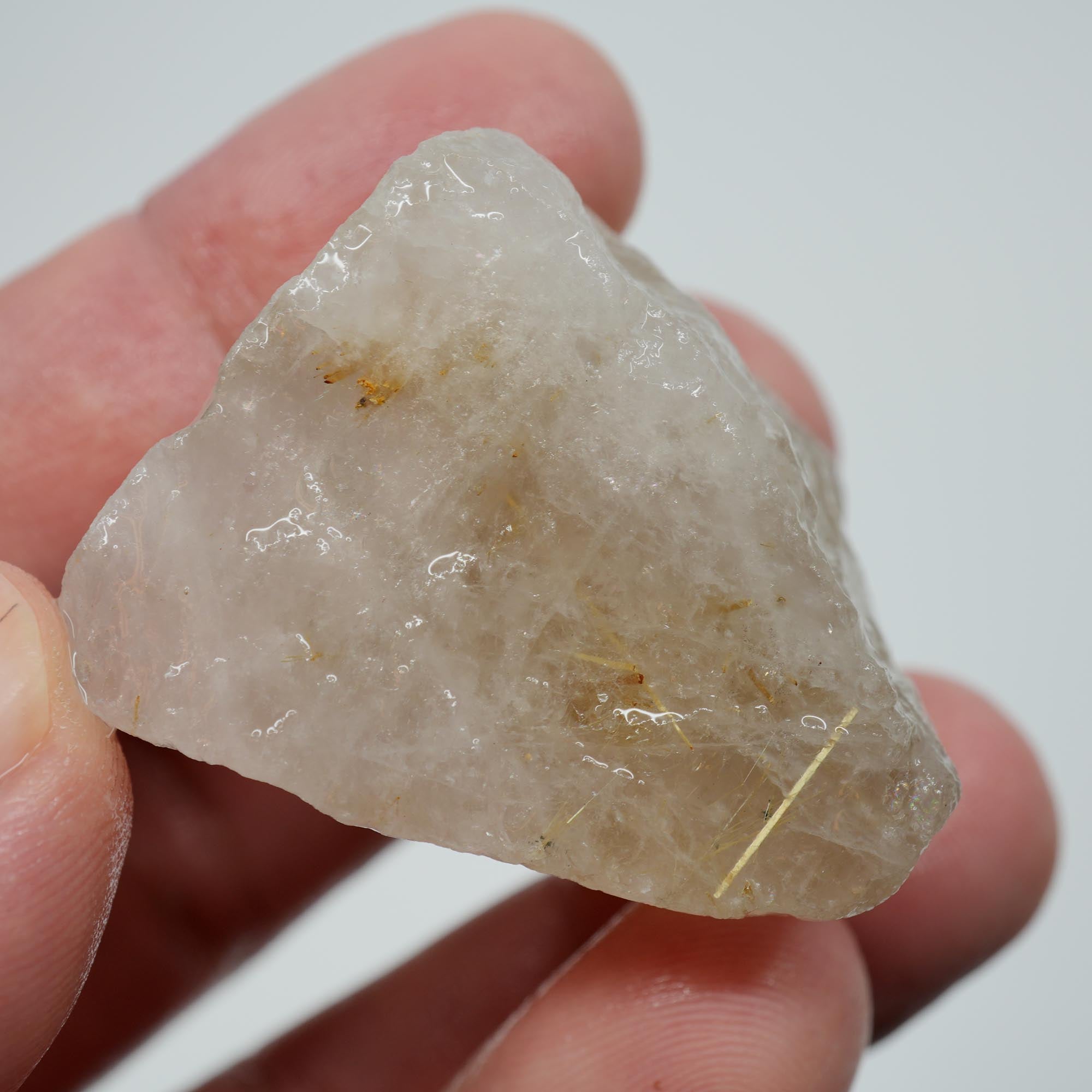 Rutilated Quartz - Titanium Rutile Needles - Brazilian Specimen
