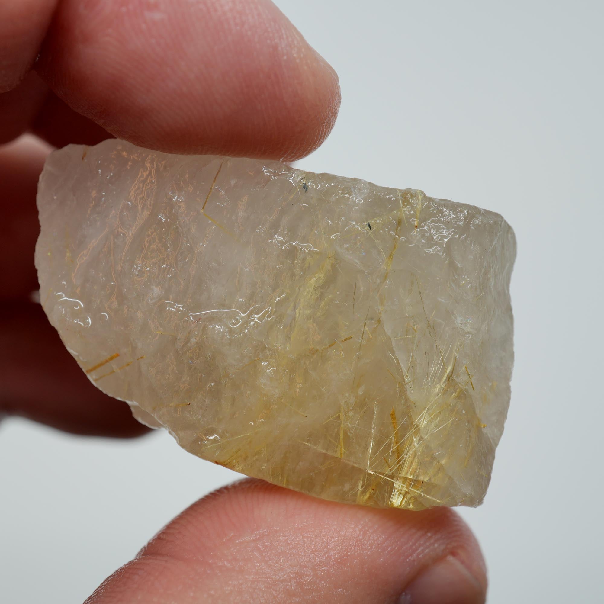 Rutilated Quartz - Titanium Rutile Needles - Brazilian Specimen