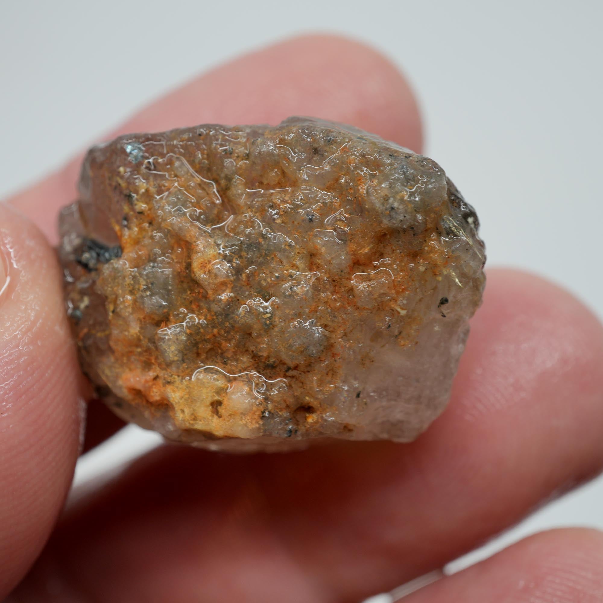 Rutilated Quartz - Golden Threaded Quartz - Brazil Crystal Specimen