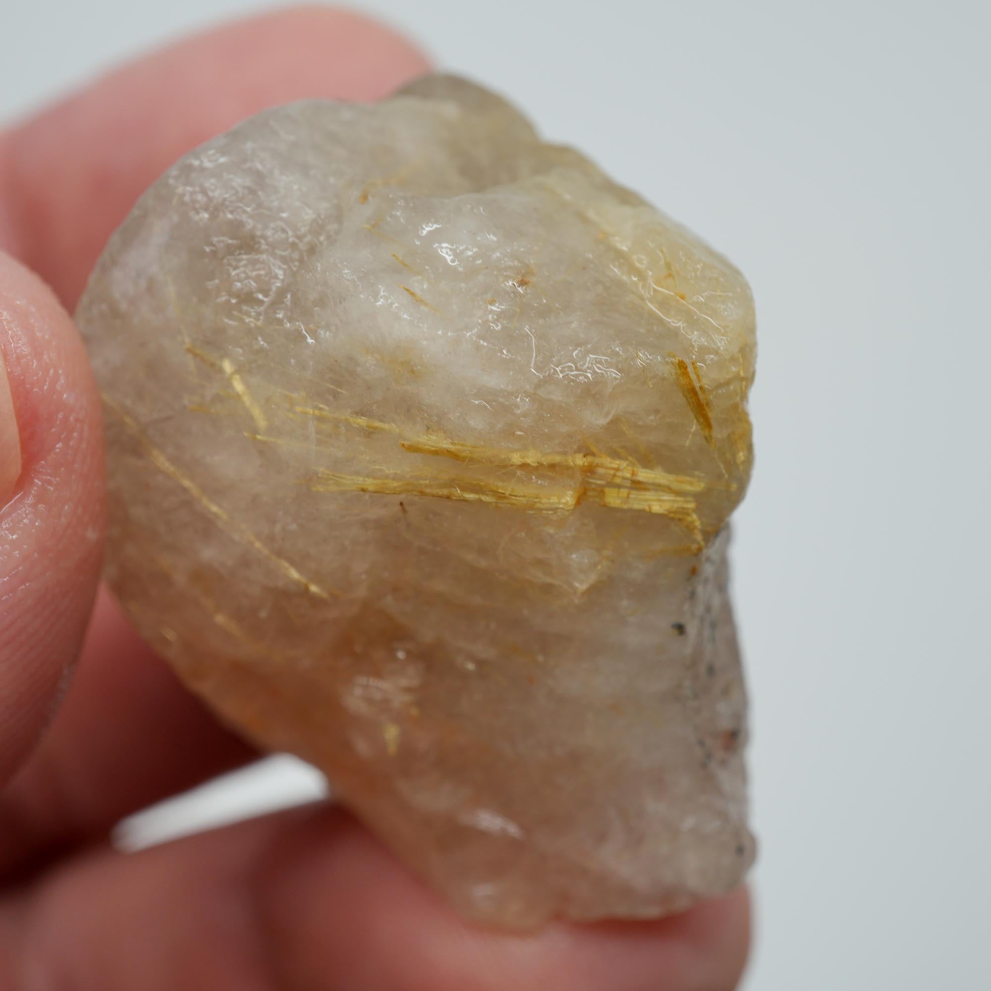 Rutilated Quartz - Golden Rutile in Clear Quartz - Brazil Specimen
