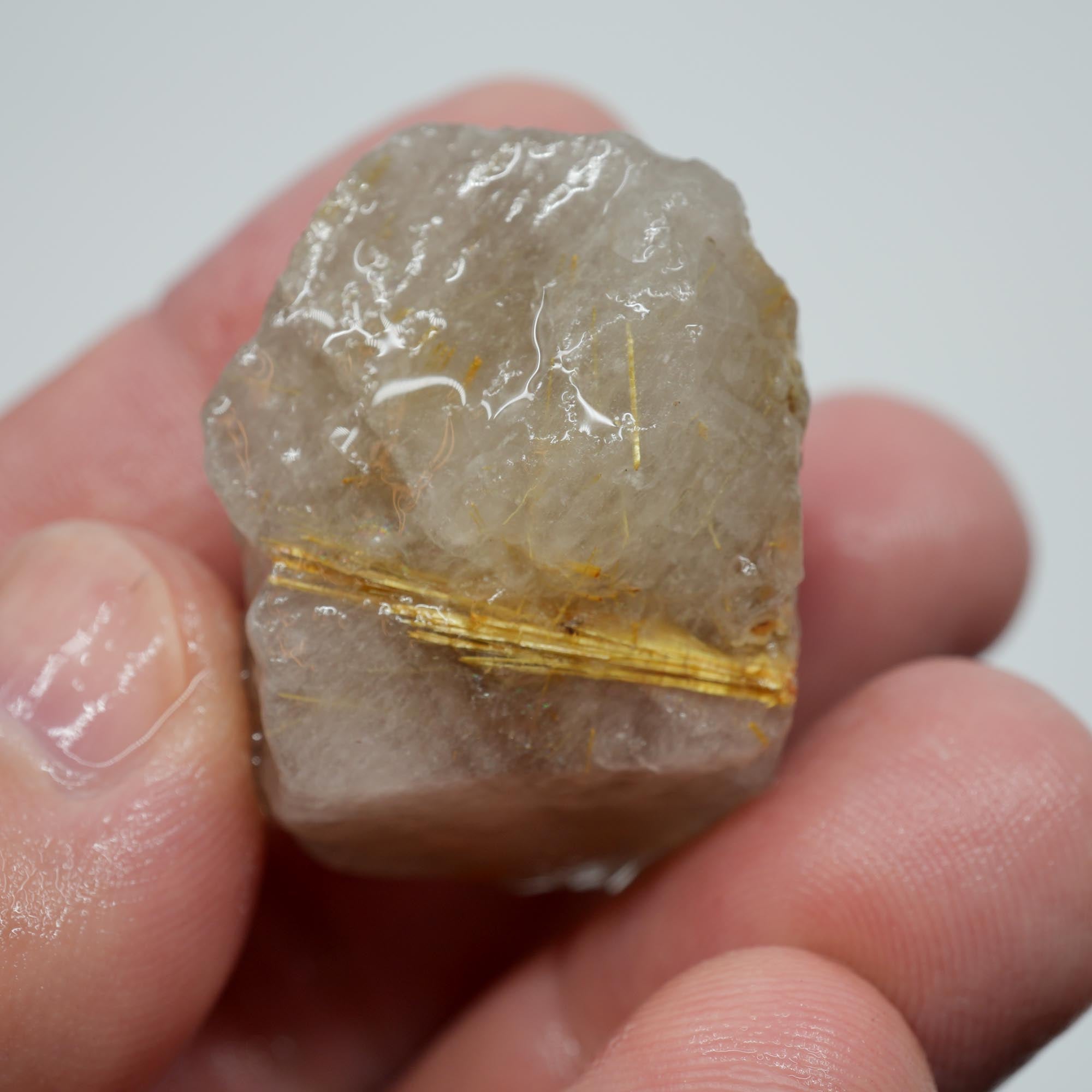 Rutilated Quartz - Natural Needle Quartz - Brazilian Crystal Specimen