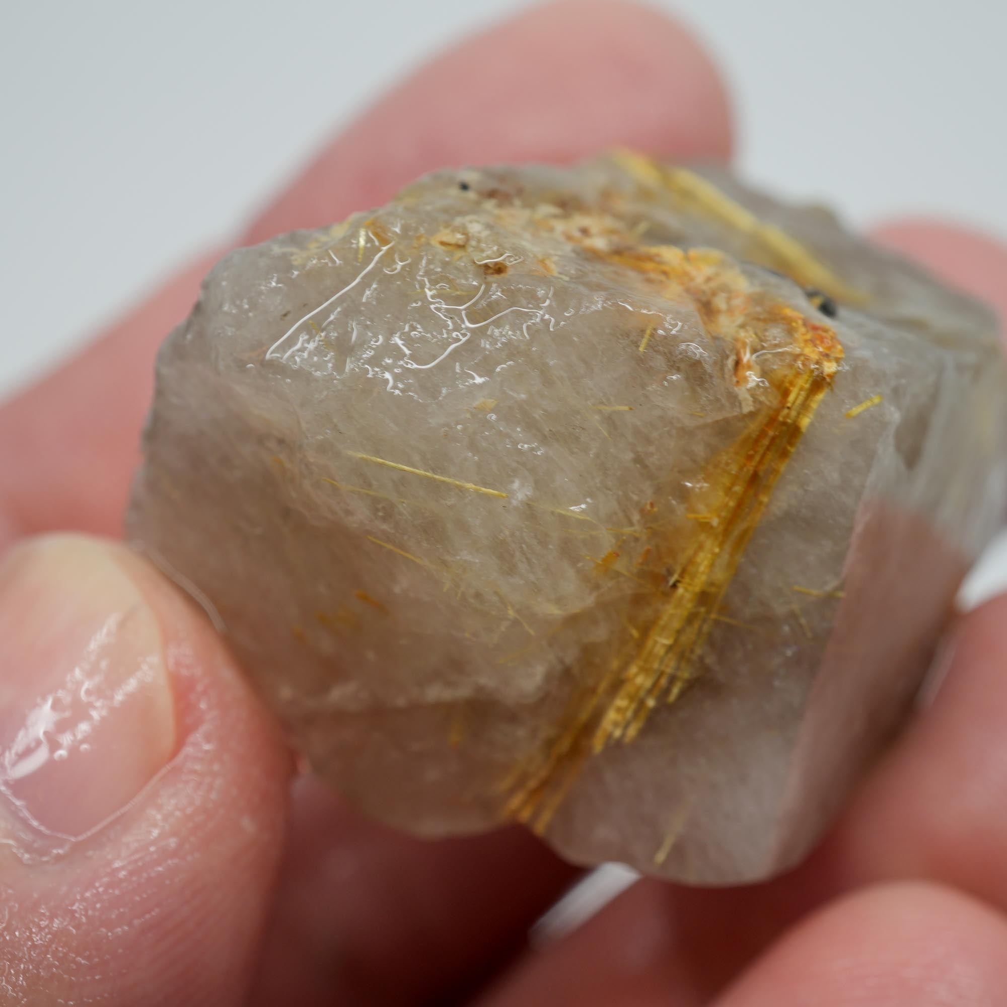 Rutilated Quartz - Natural Needle Quartz - Brazilian Crystal Specimen