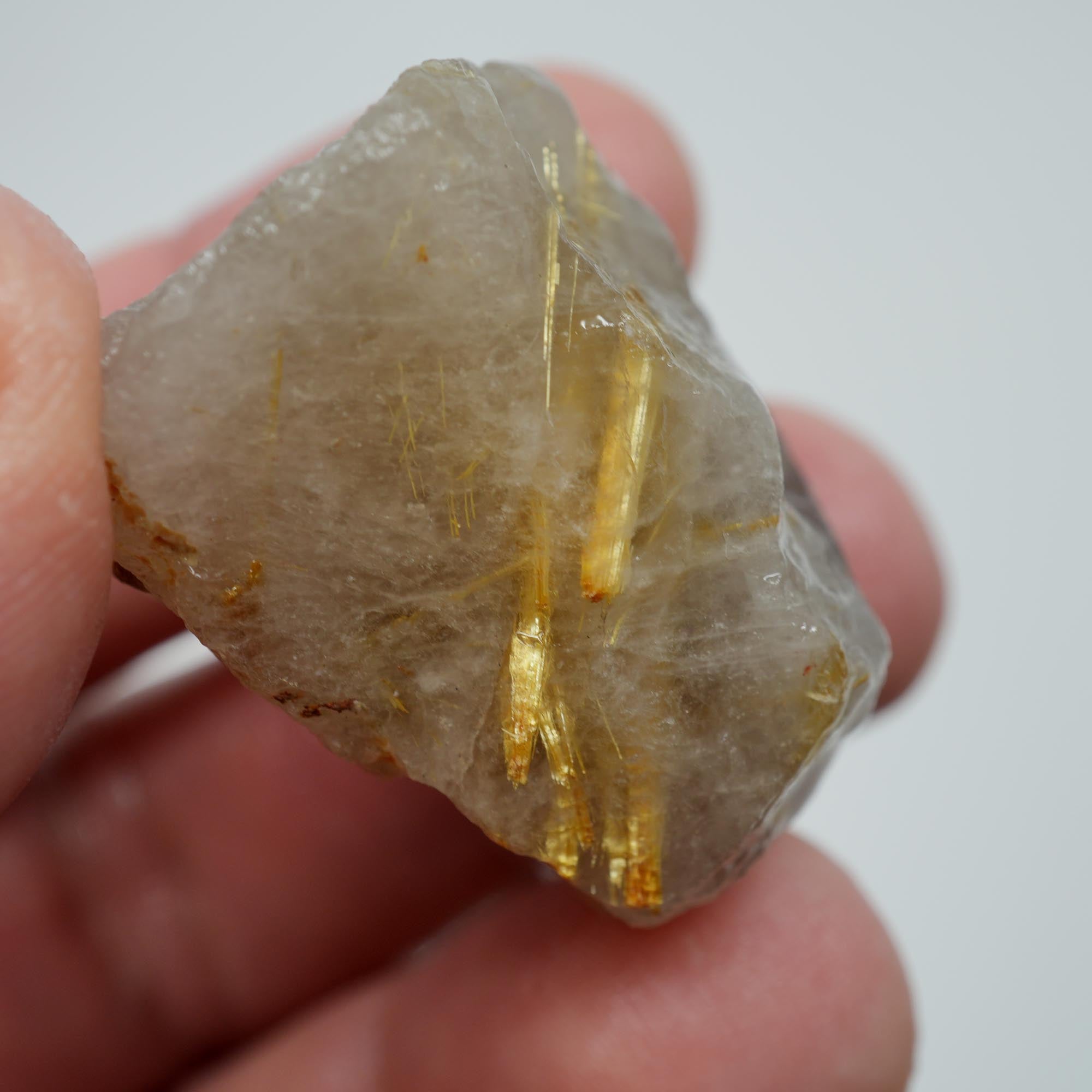 Rutilated Quartz - Natural Needle Quartz - Brazilian Crystal Specimen