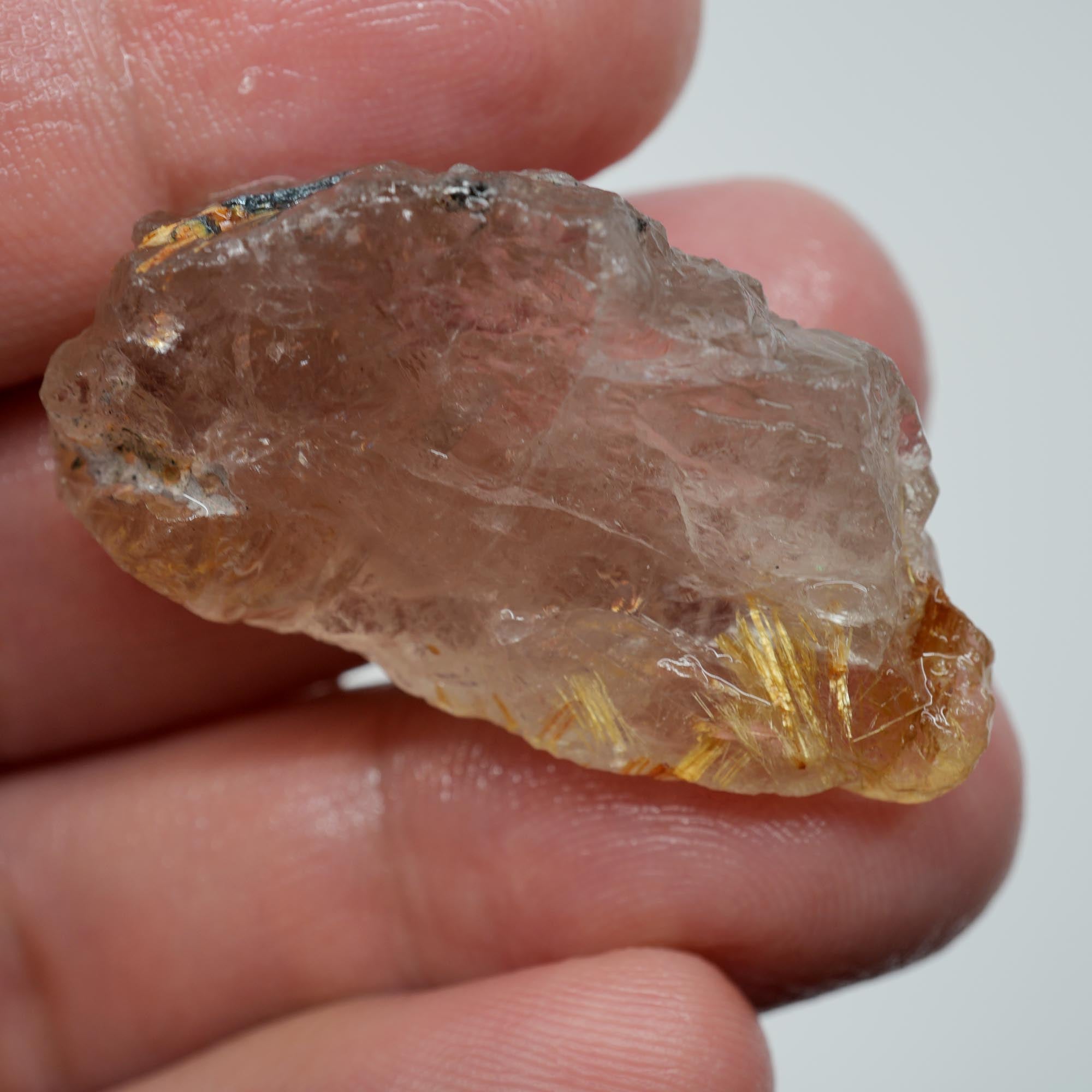 Rutilated Quartz - Angel Hair Rutile Quartz - Brazilian Specimen