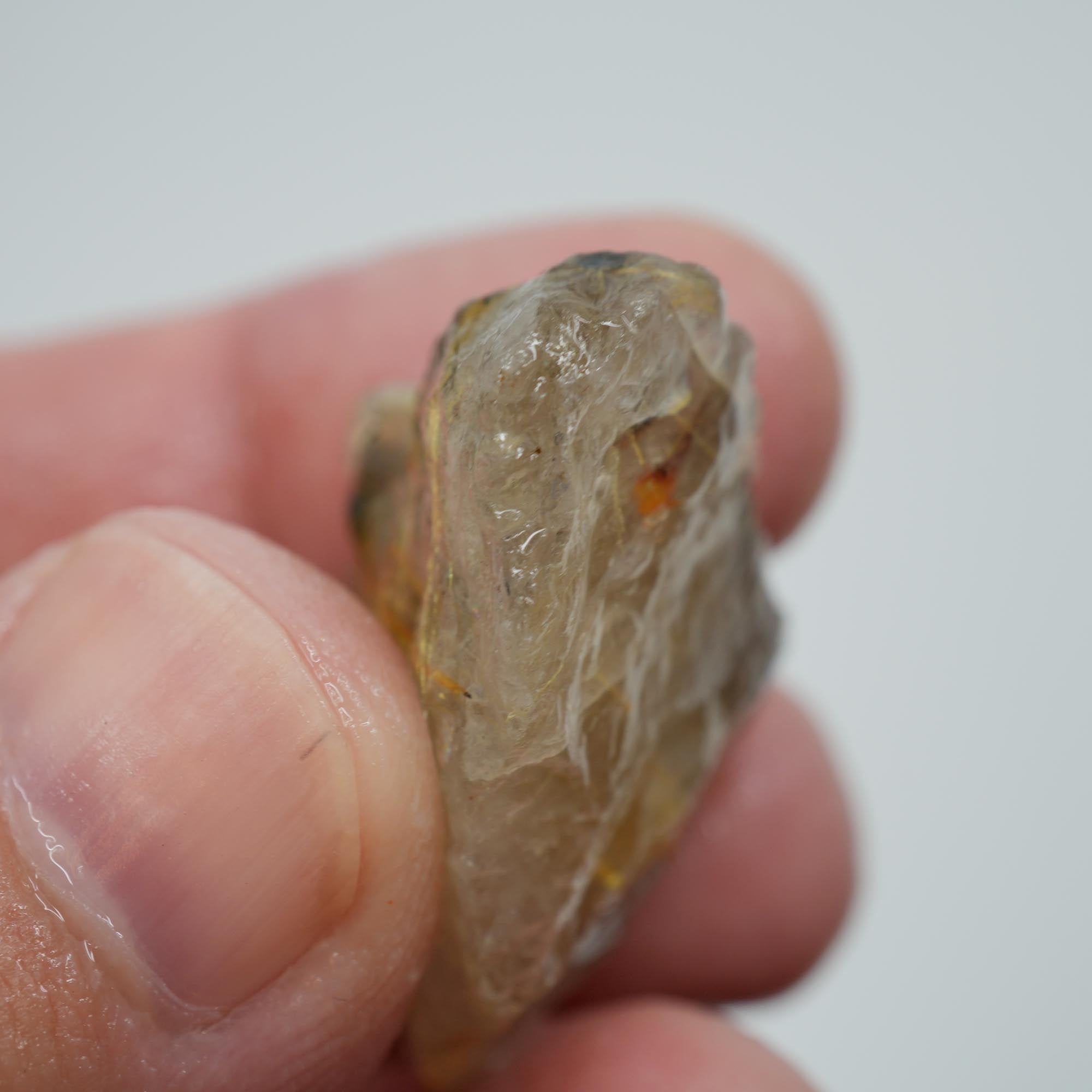 Rutilated Quartz - Golden Rutile Flash Quartz - Brazil Specimen