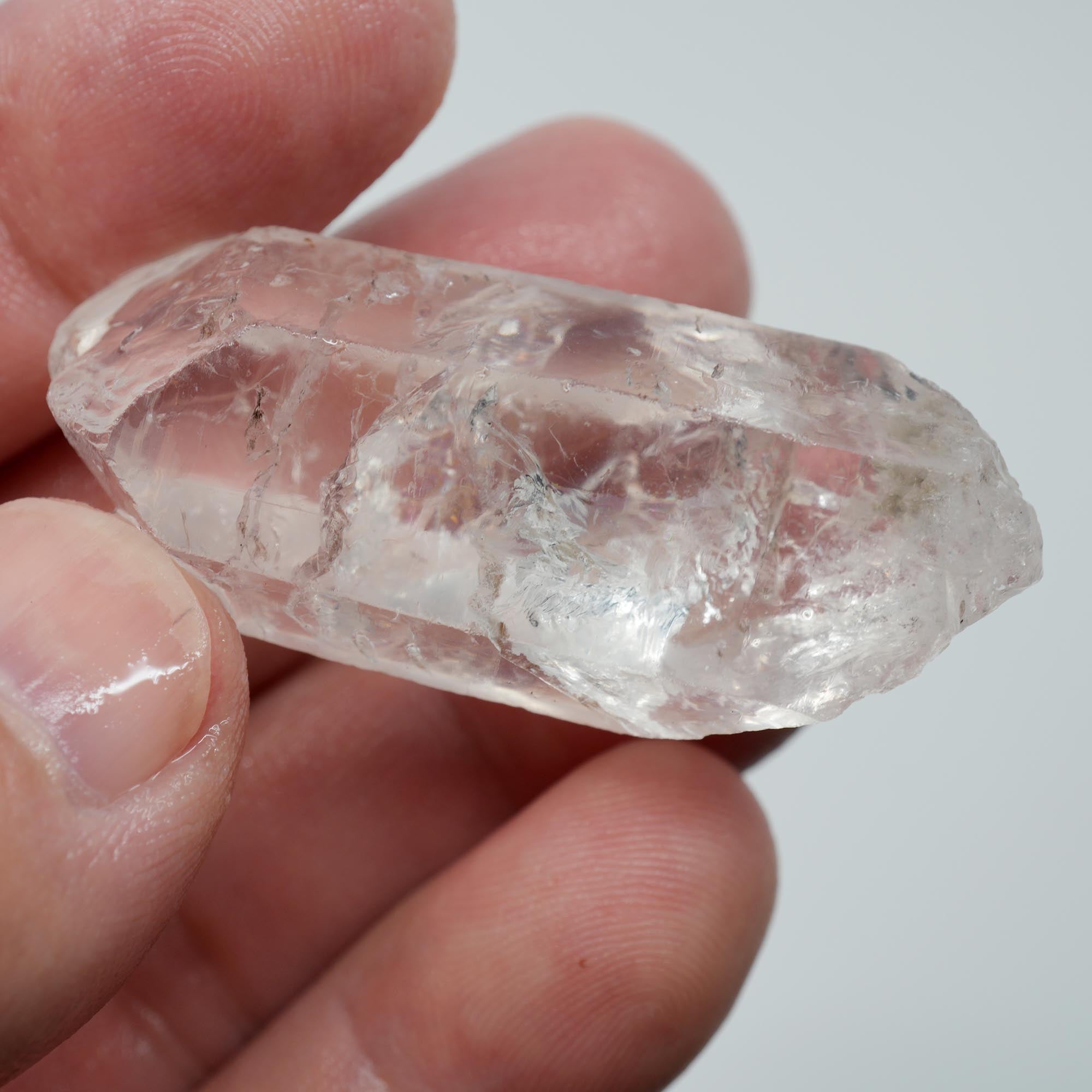 Brazilian Quartz Crystal Point - Clear Natural Terminated Point for Collectors