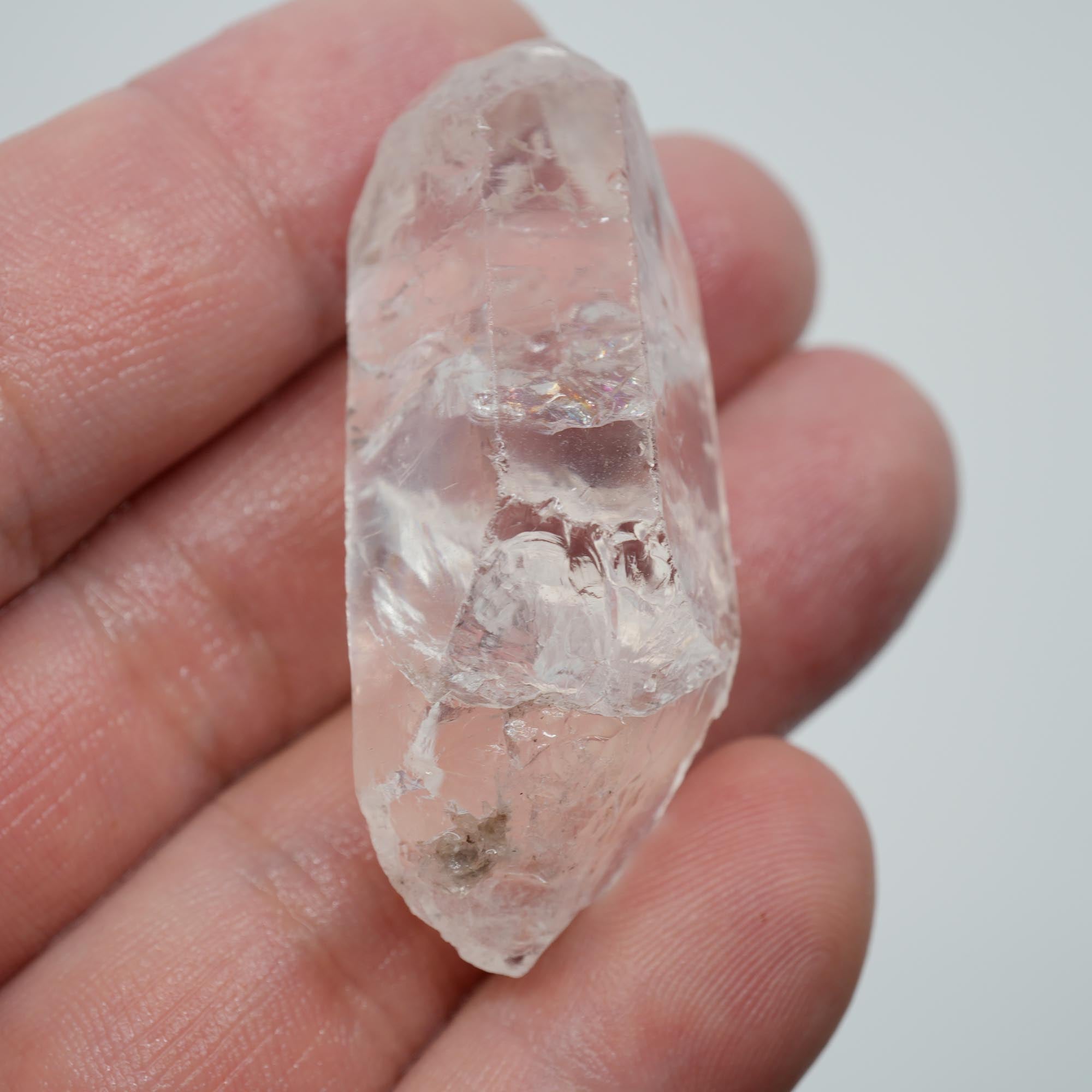 Brazilian Quartz Crystal Point - Clear Natural Terminated Point for Collectors