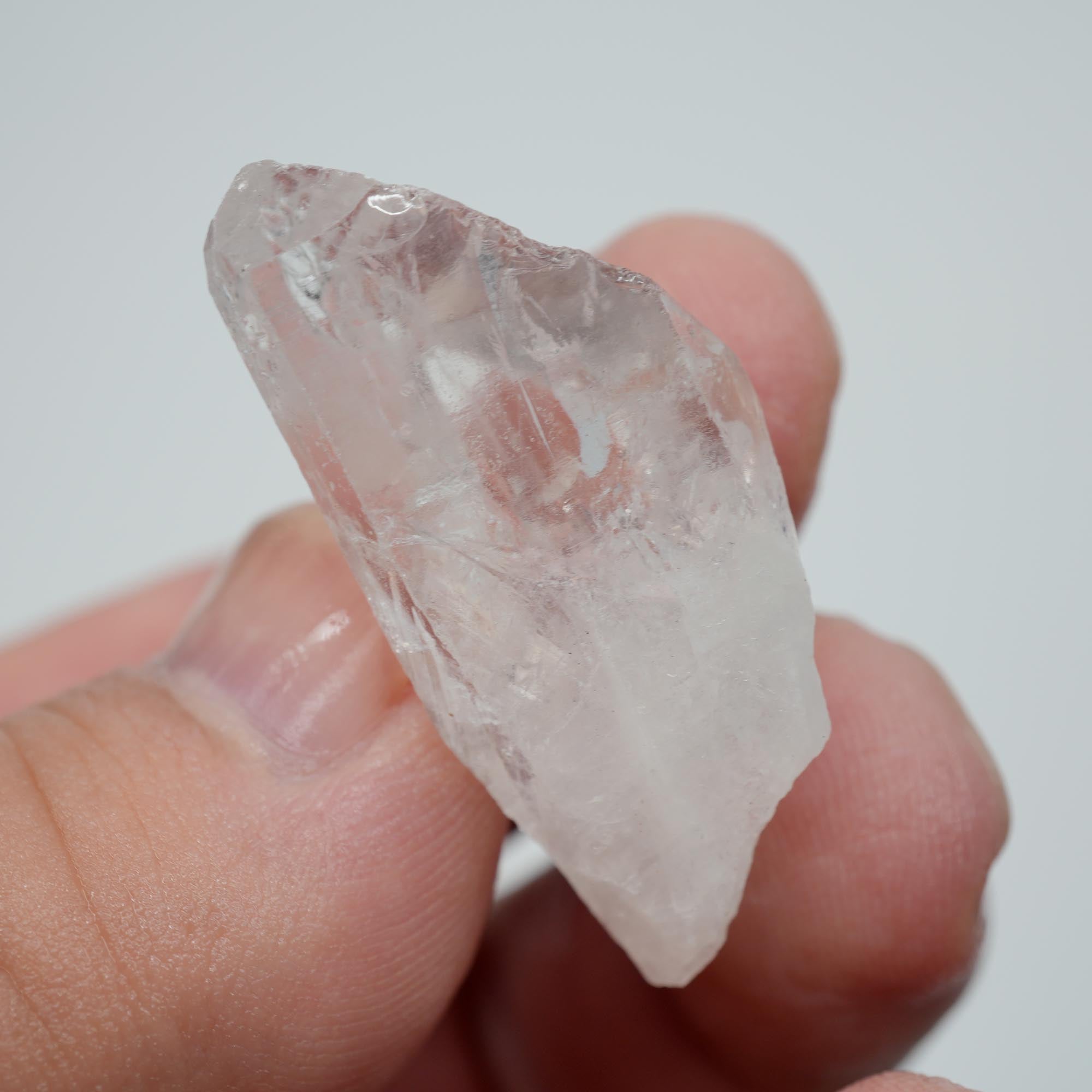 Brazilian Quartz Point - Bright Clarity Crystal for Jewelry and Cabbing